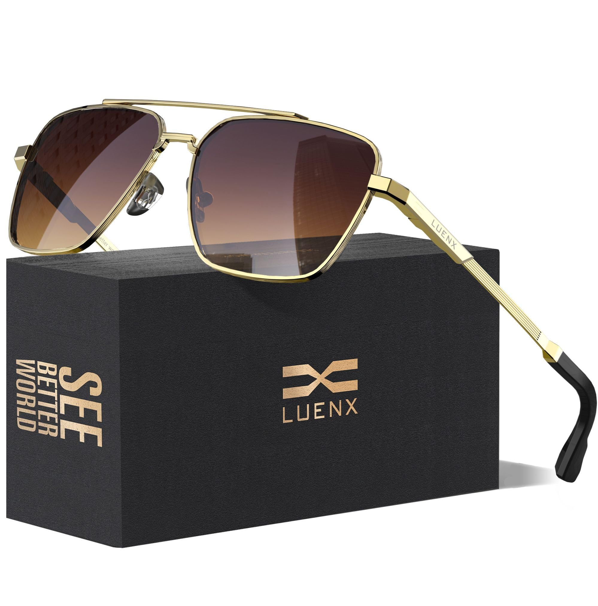 LUENX Aviator 58mm Small