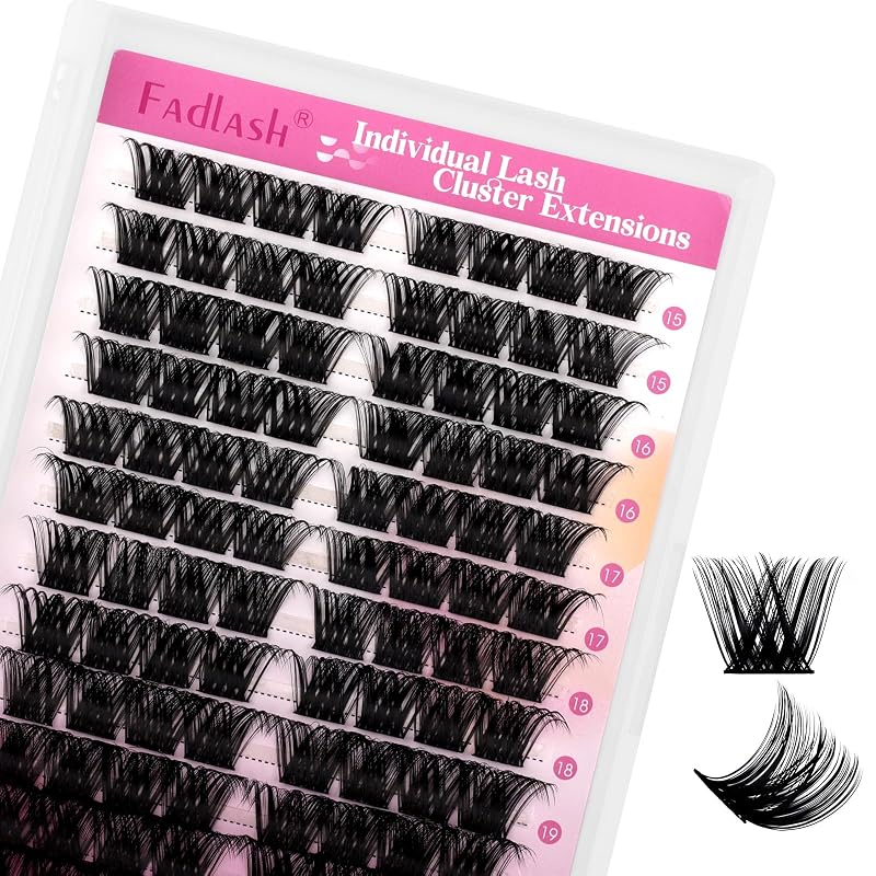 FADLASH Cílios em Tufo D Curl F2-0.07D, 15–20 mm, 96 unidades