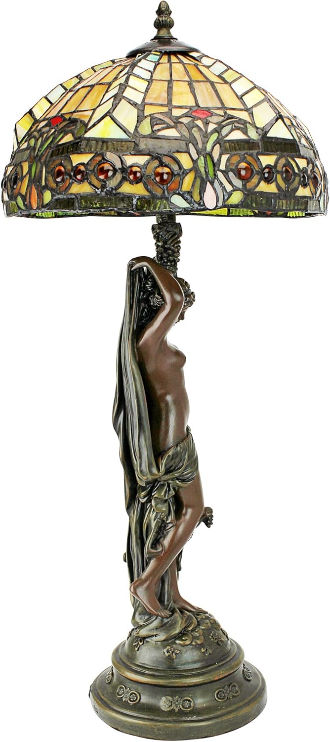 Best Deal 🛒 Design Toscano Lucina, Goddess of Light Stained Glass Lamp Flash Deals - 60% OFF Design Toscano Lucina, Goddess of Light Stained Glass Lamp