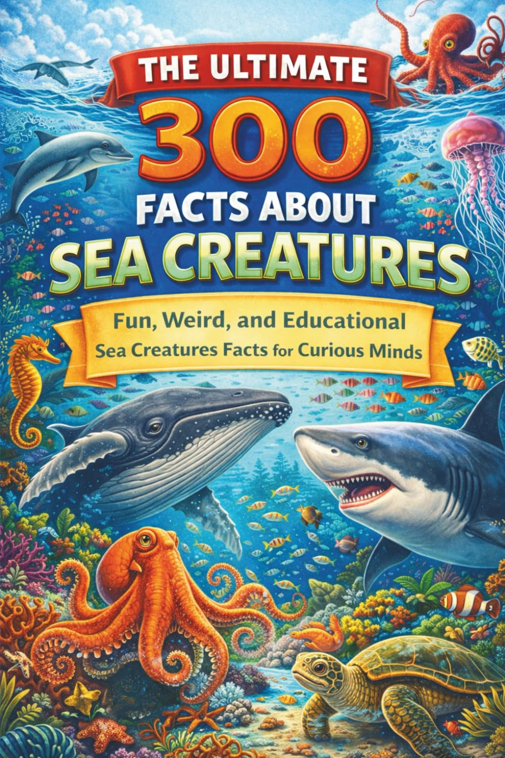 The Ultimate 300 Facts About Sea Creatures: Fun, Weird, and Educational Creatures Facts for Curious Minds (The Ultimate 300 Facts Series)