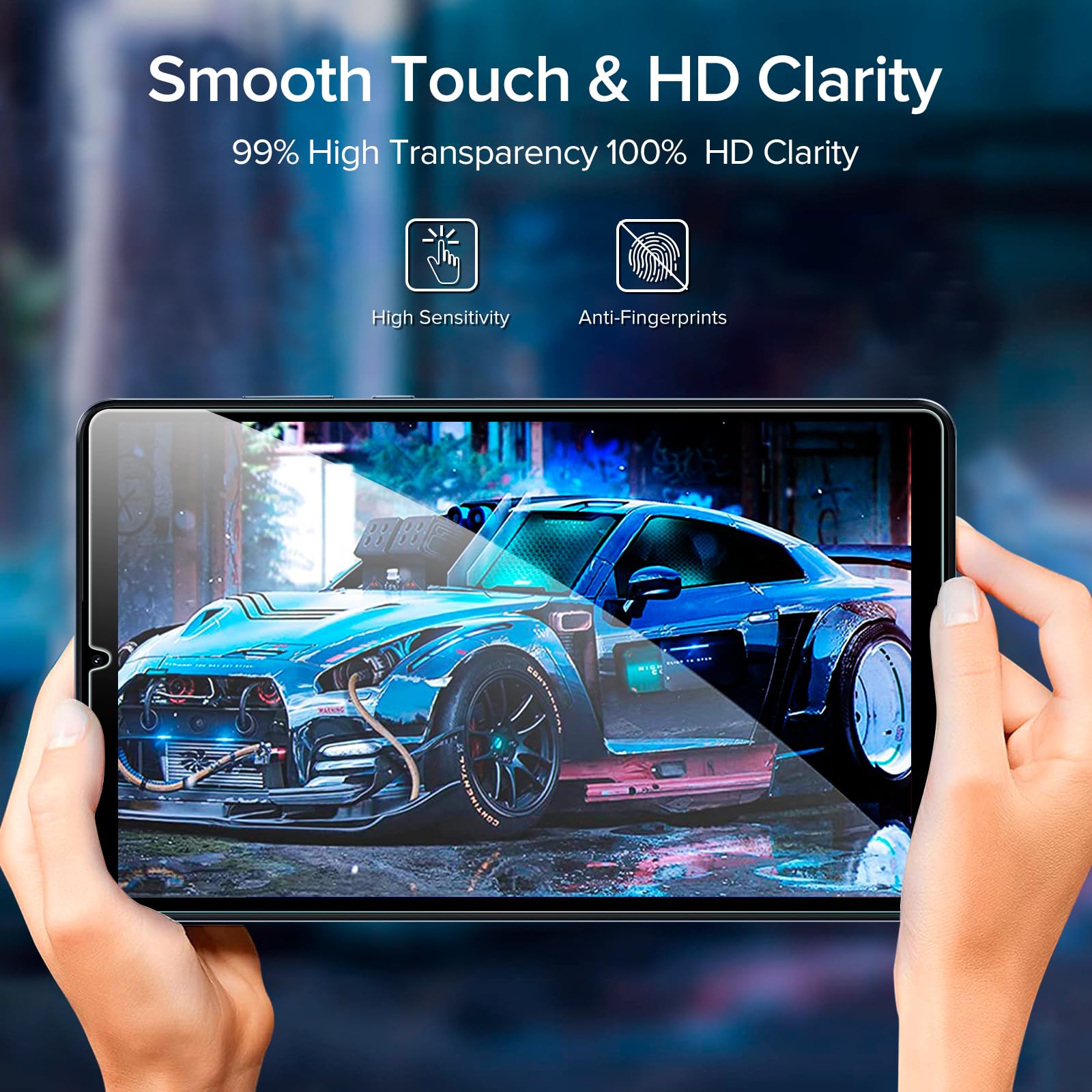 ivoler 2 Pack Screen Protector dla Xiaomi Redmi Pad SE 8,7 cala (WiFi / 4G) (nie dla Redmi Pad SE 11 cali), z 2 Pack Camera Protective Glass, twardość 9H, odporność na zarysowania, antypoślizgowość