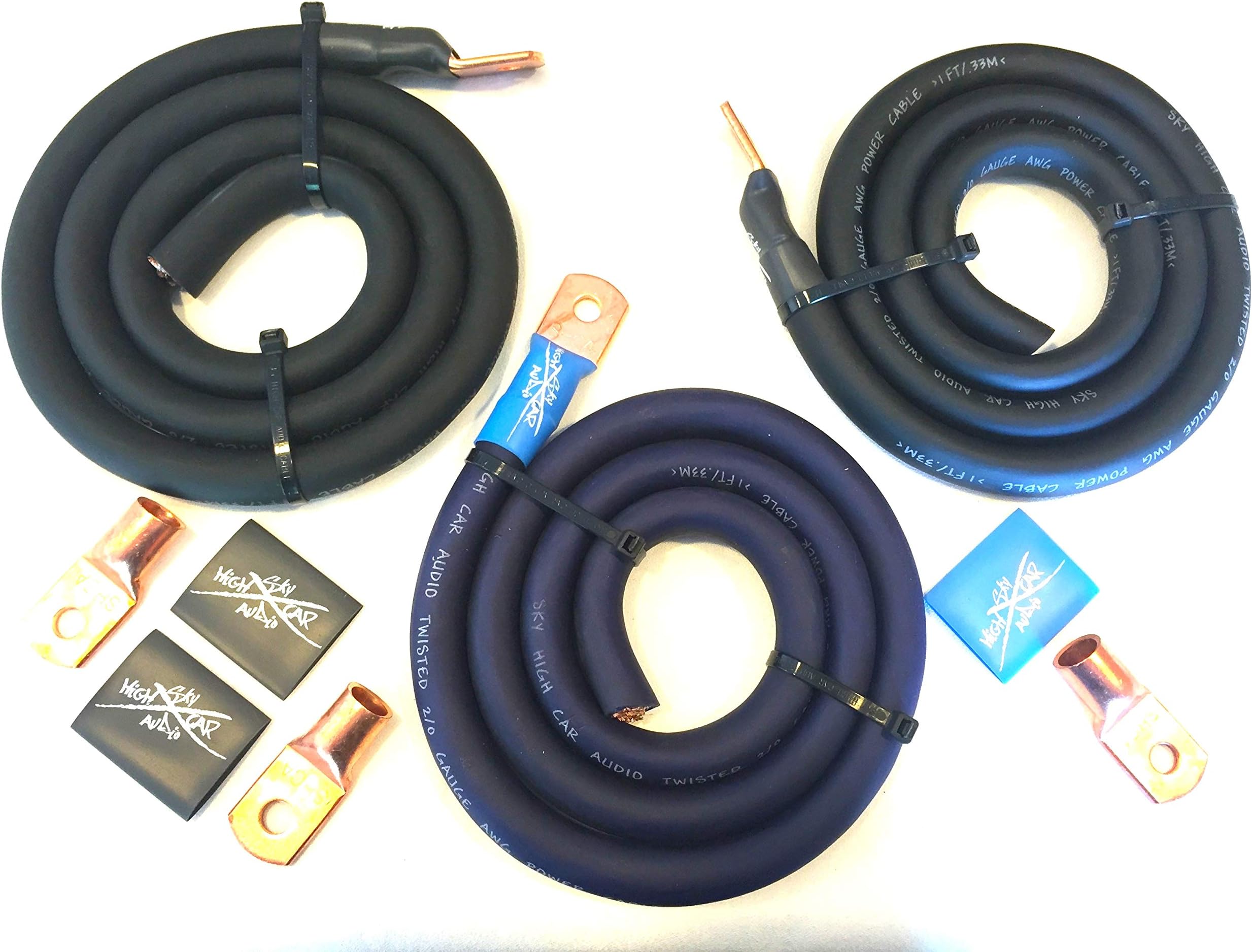 50 Ft Red Welding Cable 25 Ft 4 Gauge AWG 12.5' RED / 12.5' BLACK