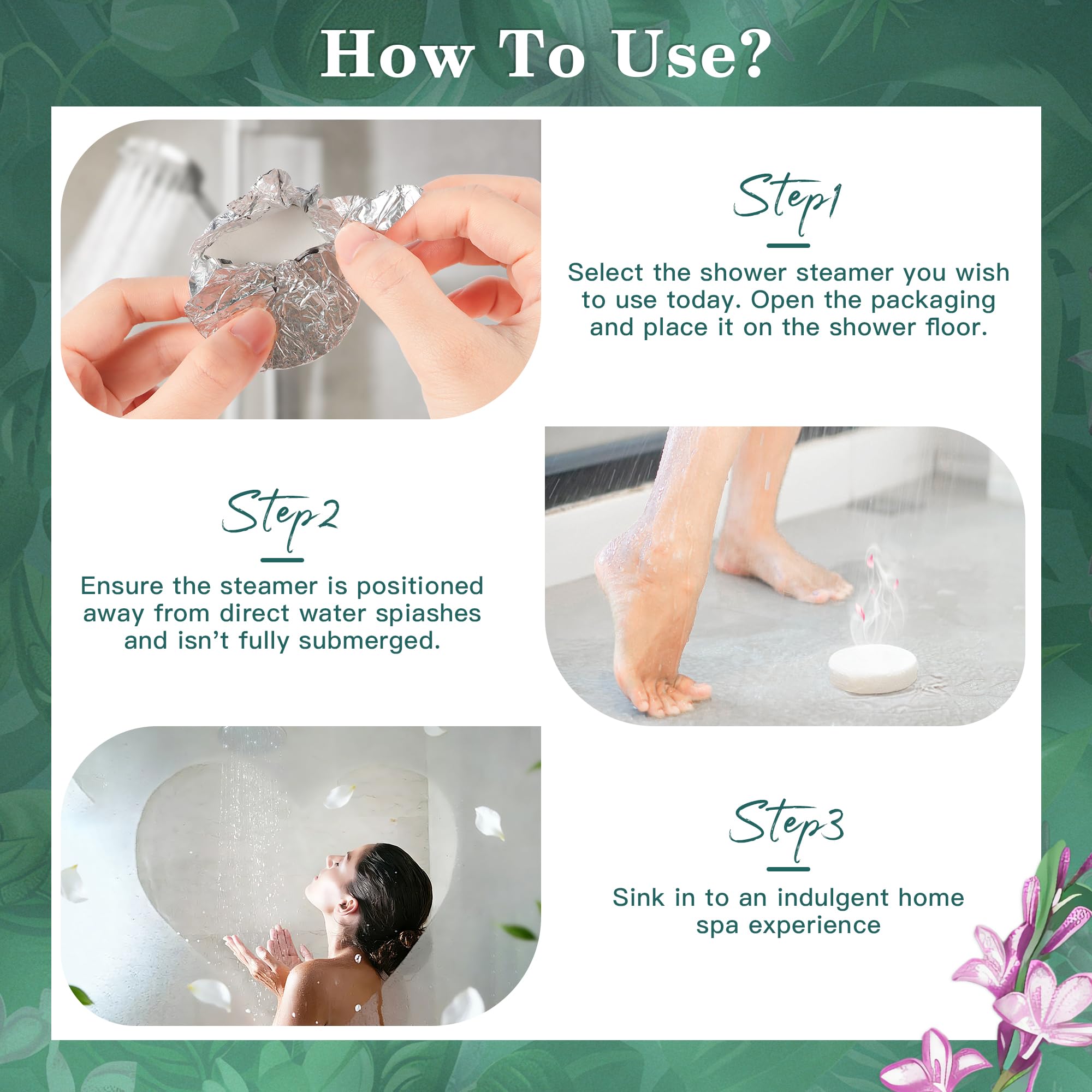 Shower Steamers Aromatherapy Birthday Gifts for Women - 10 Pack,Gifts for Wife Mothers Daughter Sister Stress Relief & Deep Relaxation Self Care Home Spa Essential