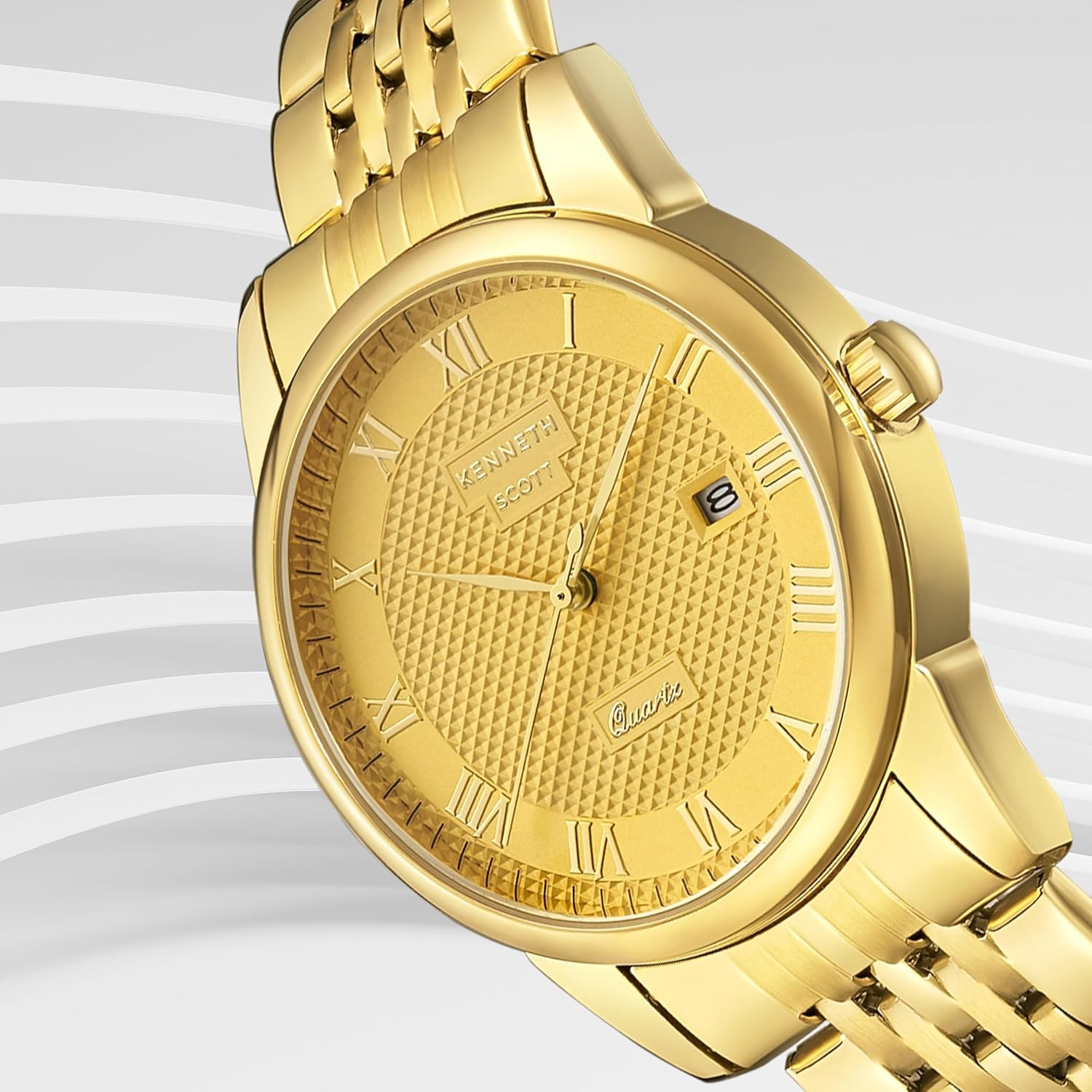 Kenneth Scott Men’s Analog Casual Watch | 40x49mm - K23030