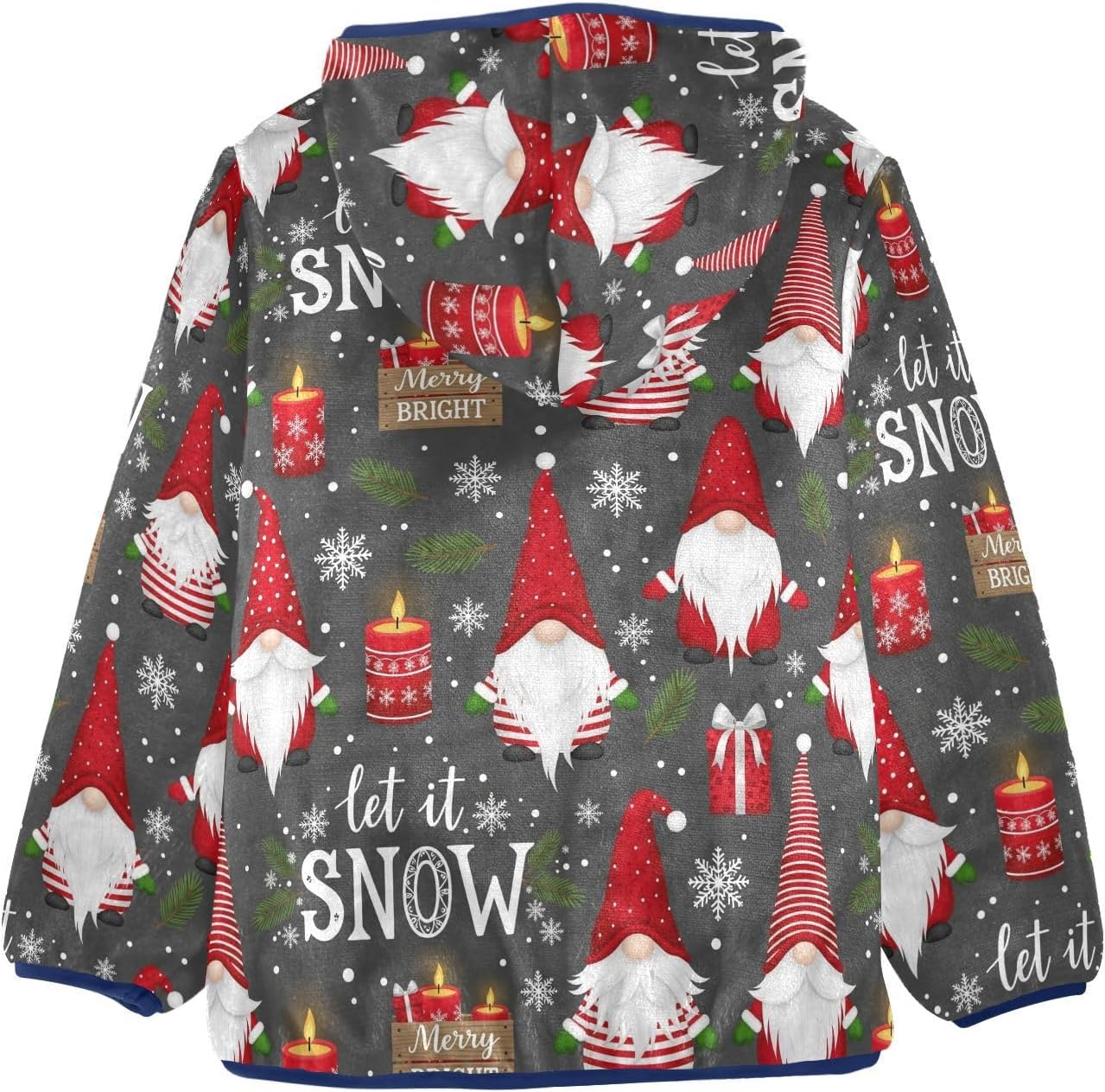 Christmas Boy Fleece Jacket Outerwear Jackets & Coats Baby Hooded 3T