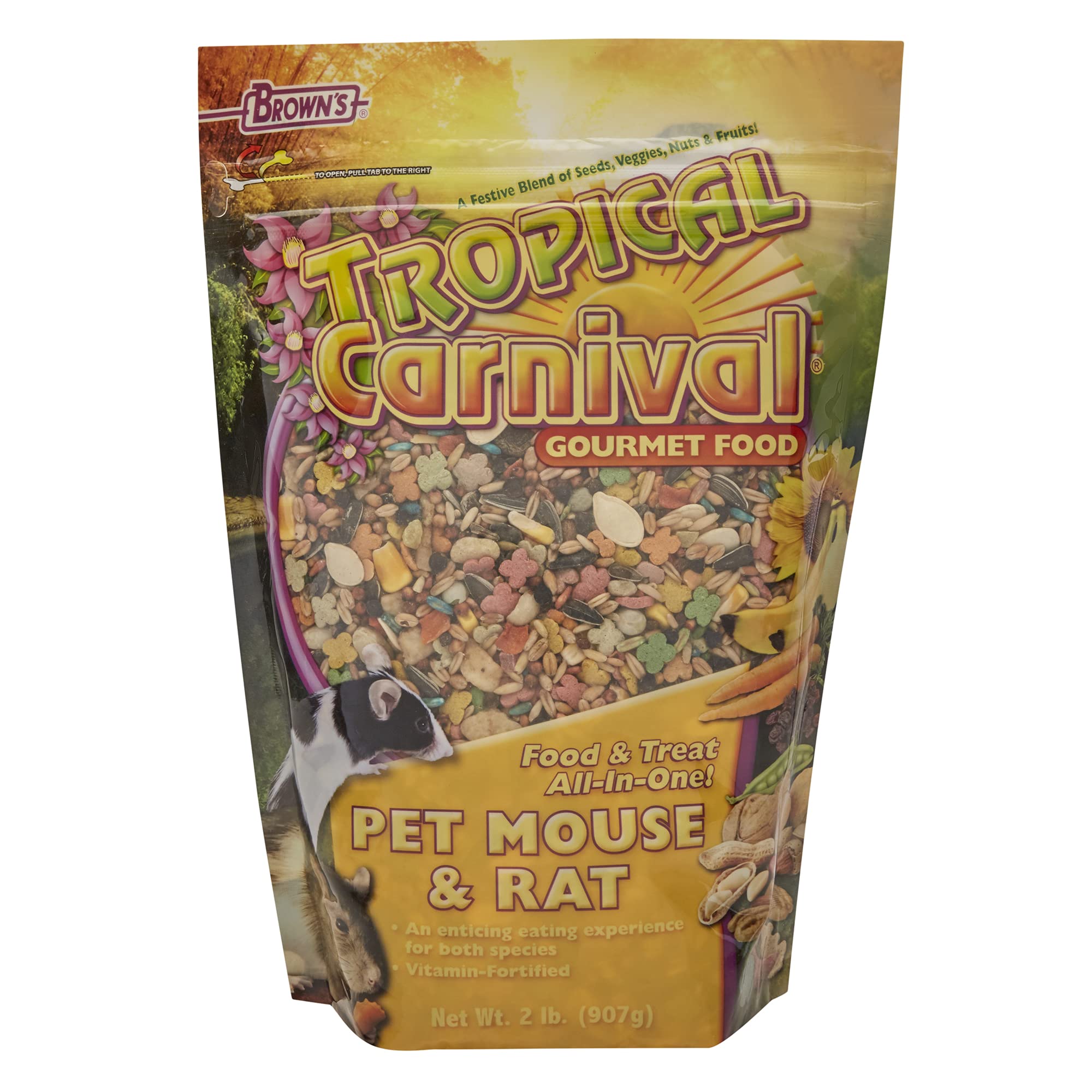 Tropical Carnival Natural Pet Rat Food
