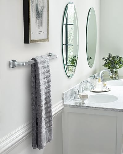 Vista 49 de Amerock BH36012BBZ - Toallero dorado champán Accesorio de baño Highland Ridge 7-7/16 pulgadas (7.441 in) de longitud Toallero de mano