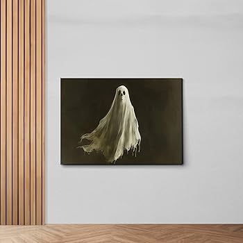 Amazon.com: Ghost Painting, Ghost Print, Gothic Art, Ghost In The