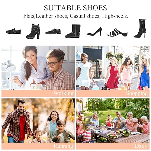 Miniatura 7 de Nuanchu 12 pares de almohadillas de dedo de martillo, alisador y corrector de soporte de cresta, separadores de gel para mujeres y hombres, alivio