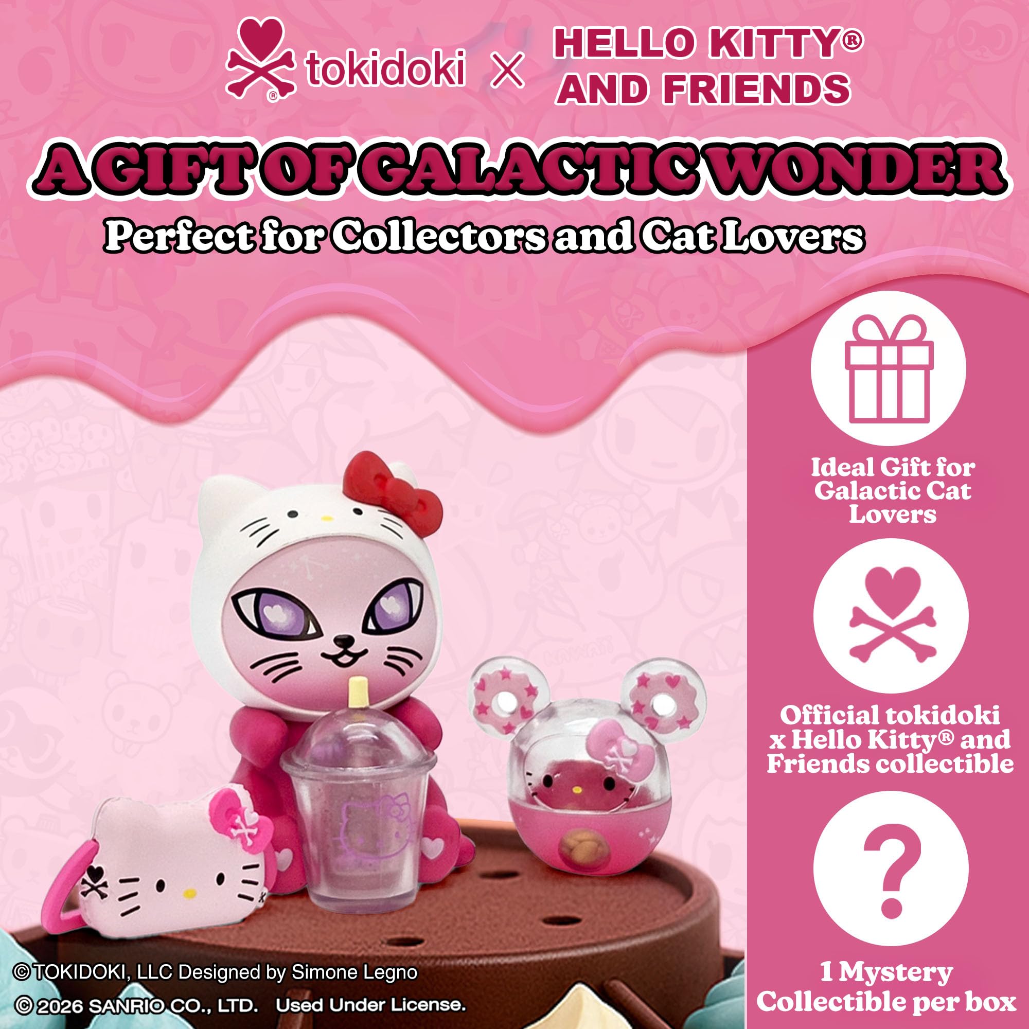 Amazon.com: tokidoki™ x Hello Kitty®️ and Friends Galactic Cats