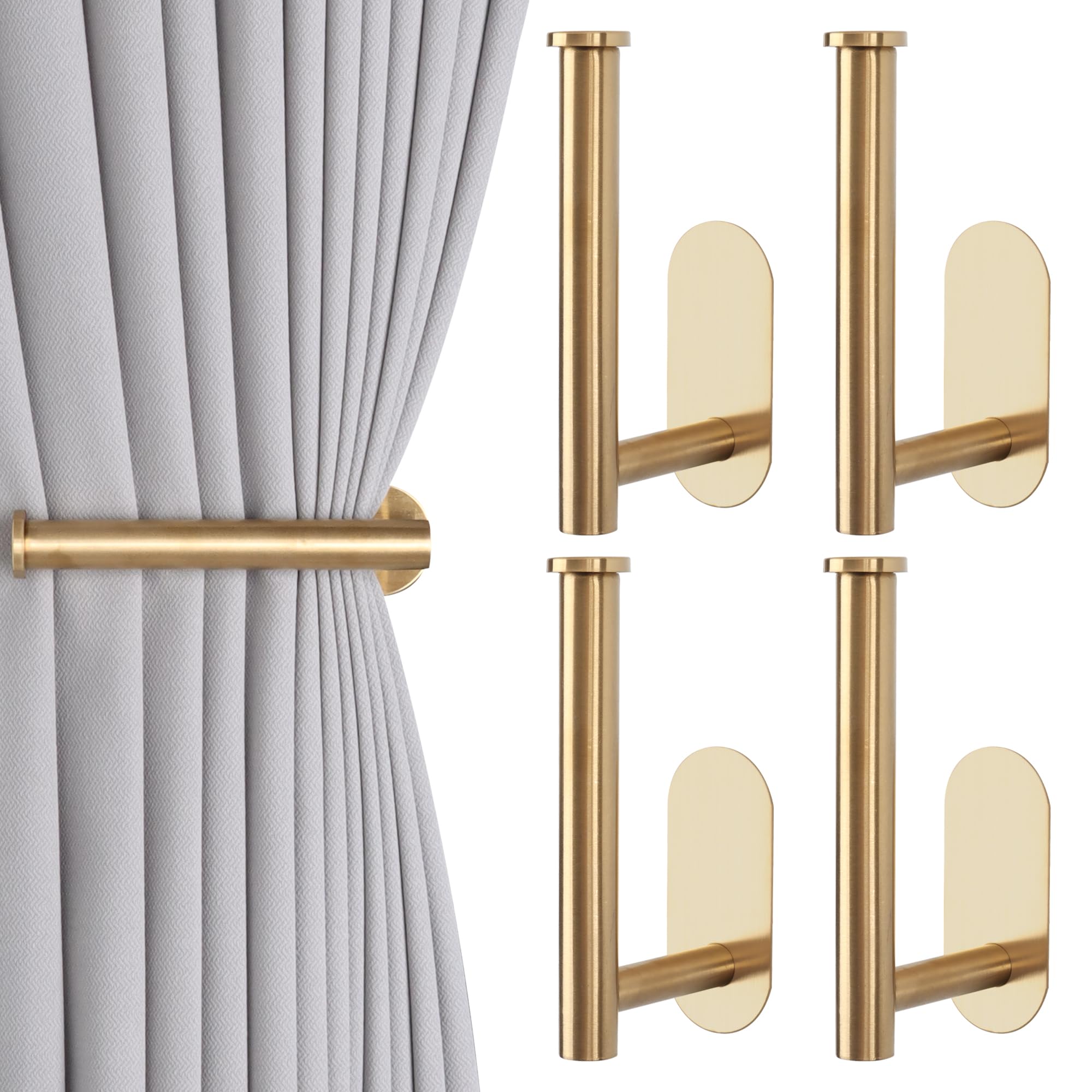 groleca Adhesive Curtain Holdbacks