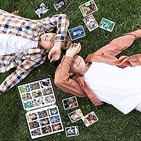 Vista 5 de Carpeta de tarjetas de fútbol con mangas, soporte para tarjetas de intercambio de 900 bolsillos, organizador de almacenamiento de tarjetas