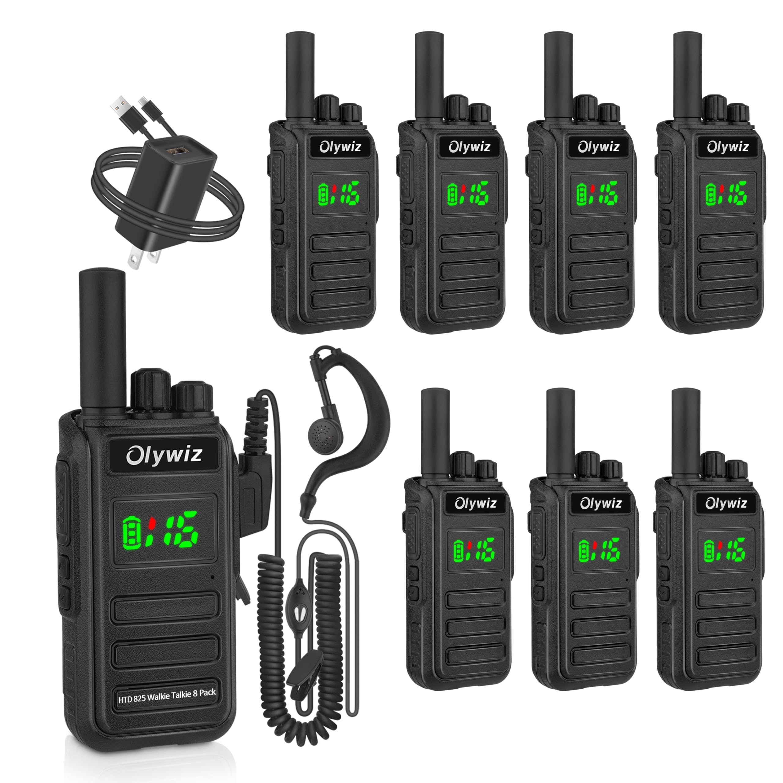 Amazon.com: Olywiz HTD-825 Long Range Two Way Radio - Waterproof