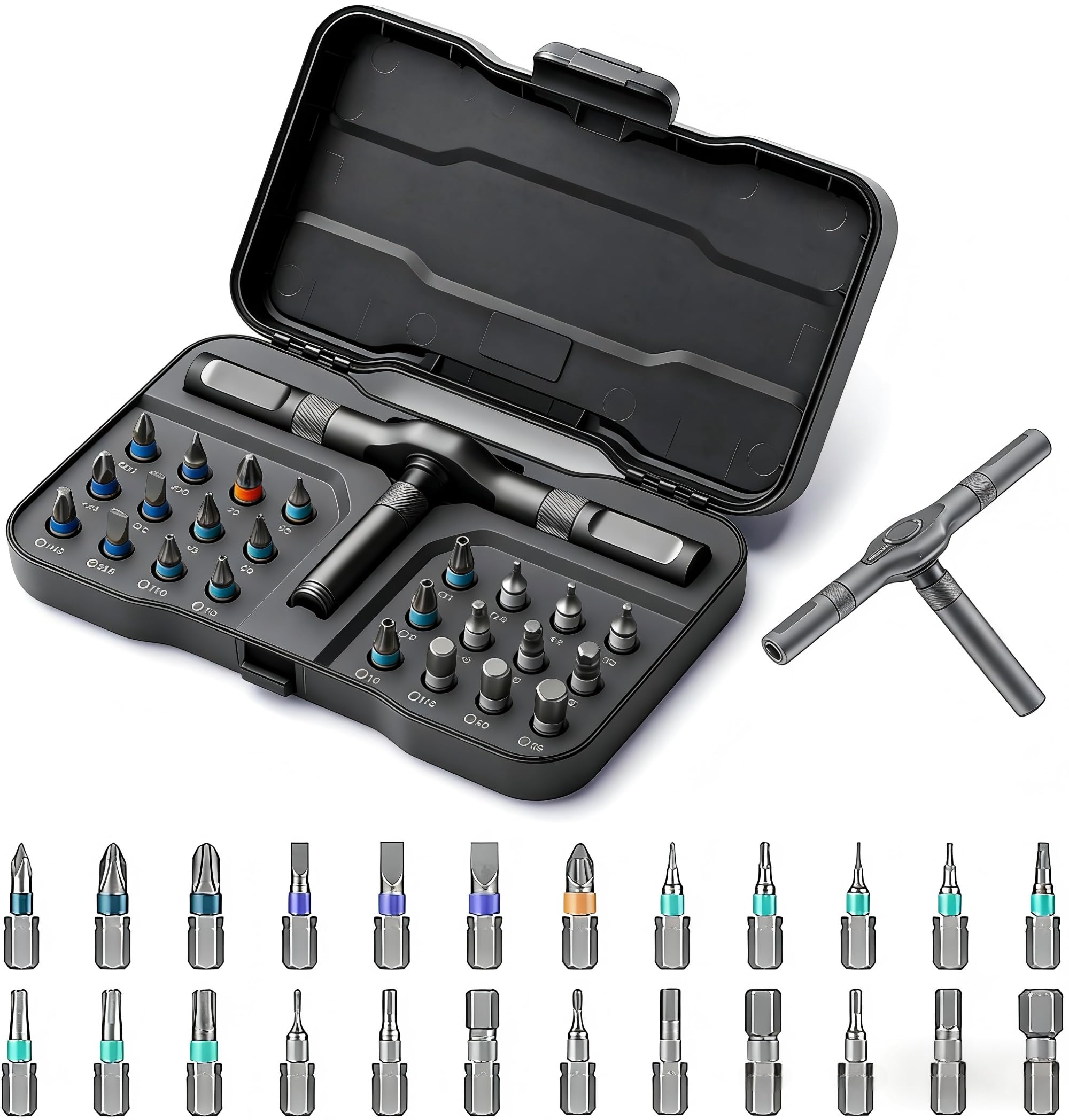 24 in 1 Magnetic Screwdriver Set, Multifunctional Screwdriver Tools, DIY Ratchet Screwdri…