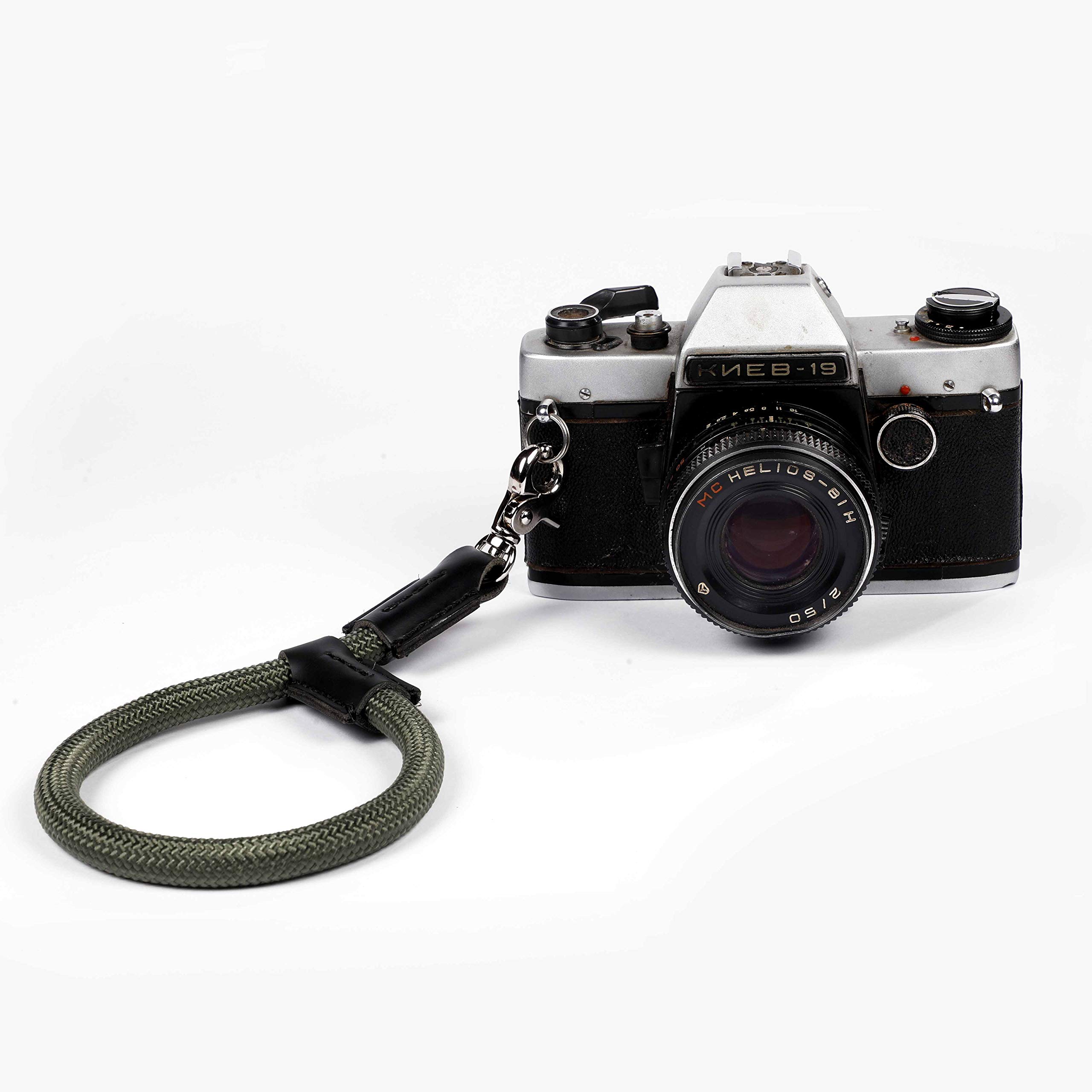 Xaperture Quick Release Rope Camera Wrist/Hand Straps for SLR/DSLR and mirrorless Cameras - Universal, Sturdy and Durable (Army Green)