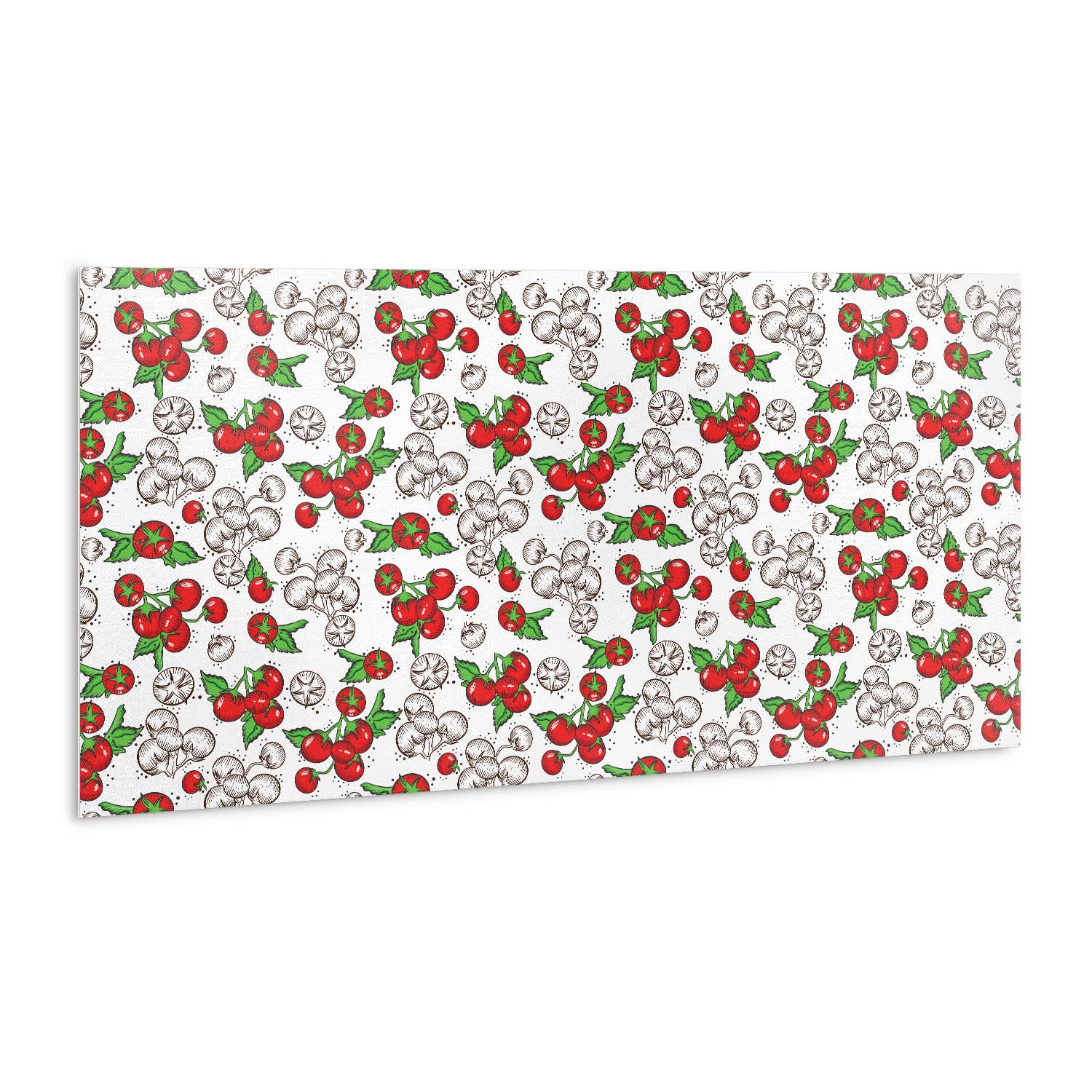 Autocollants muraux PVC Tulup 100x50cm imperméables de cuisine motif tomates