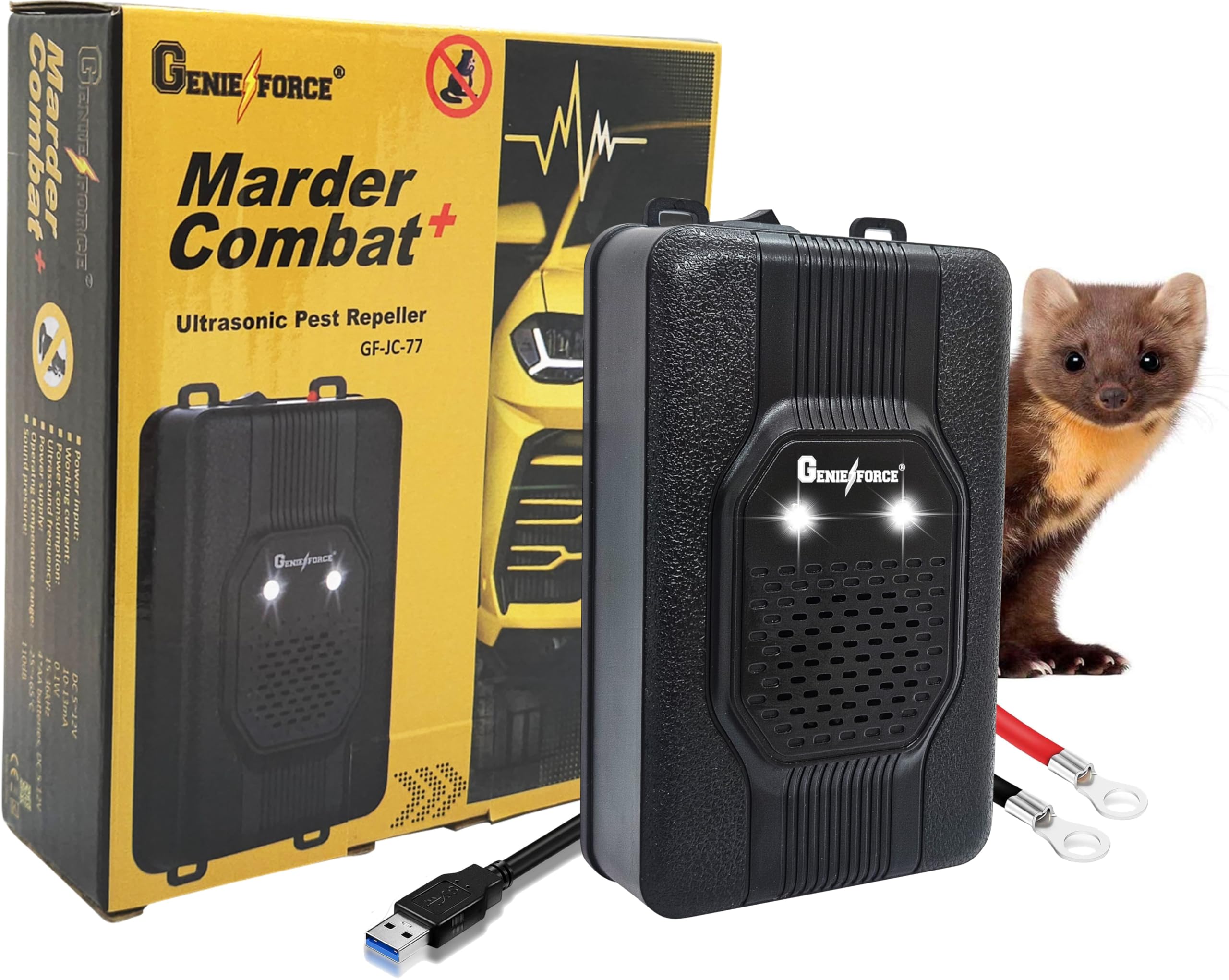 Protéger sa voiture et son grenier des martres appareil ultrasons 12V