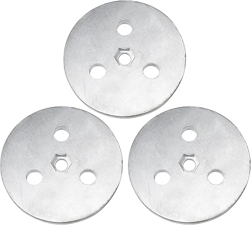 Miniatura 3 de Nayciiy Placa de peso de ánodo de zinc con lazos de plástico, placa de zinc en tu cesta de skimmer, cesta de desnatador, peso de ánodo de zinc,