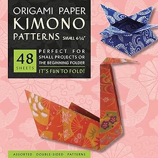 Origami Paper - Kimono Patterns - Small 6 3/4" - 48 Sheets: Tuttle Origami Paper: Origami Sheets Printed with 8 Different Designs: Instructions for 6 Projects Included