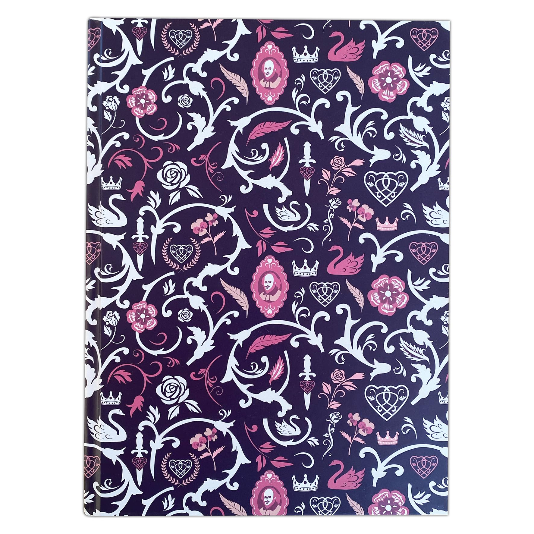 Royal Shakespeare Company A5 Hardback Sketchbook Love, White Paper, Sketchbook, Adults, Art Notebook for Artist, Travel Art, Compact Creative Book for Paint, Pencil, Markers, Drawing, Colouring