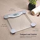 Digital Body Weight Bathroom Scale BMI, Accurate Weight Measurements Scale,Large Backlight Display and Step-On Technology,400 Pounds,Body Tape Measure Included gallery image