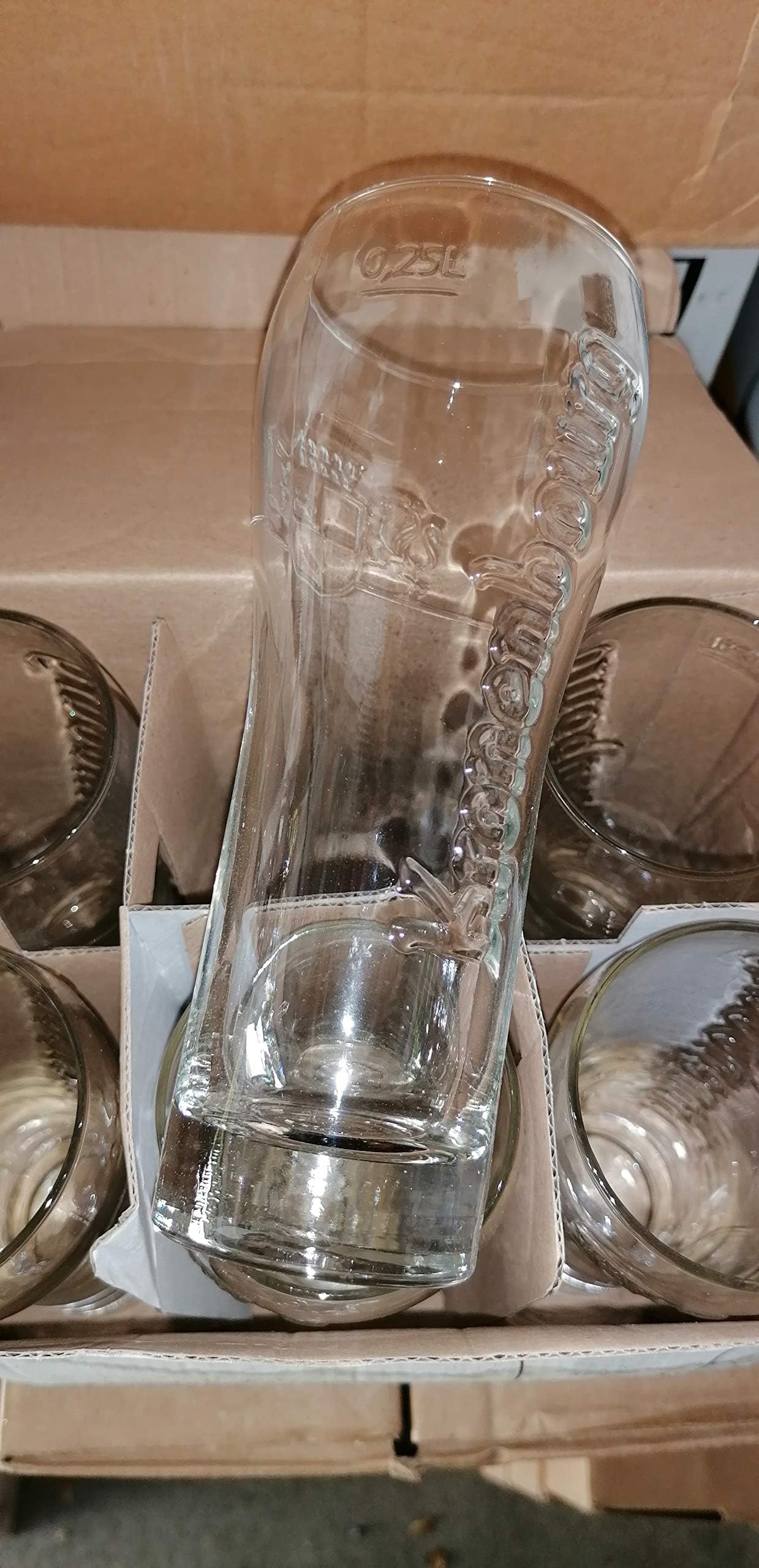 Lot De 4 Verres à Bière Kronenbourg 1664 - 25 Cl - Fabrication Française