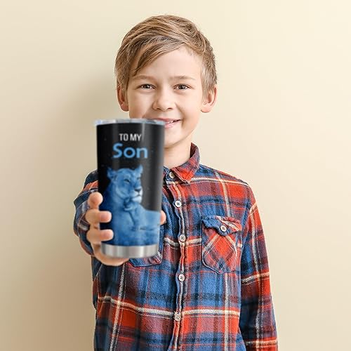 Miniatura 7 de Vaso de regalo para hijo de 20 onzas, regalos para hijo de mamápapá, regalos de cumpleaños para hijo, regalos para hijo adulto en el día de la boda,