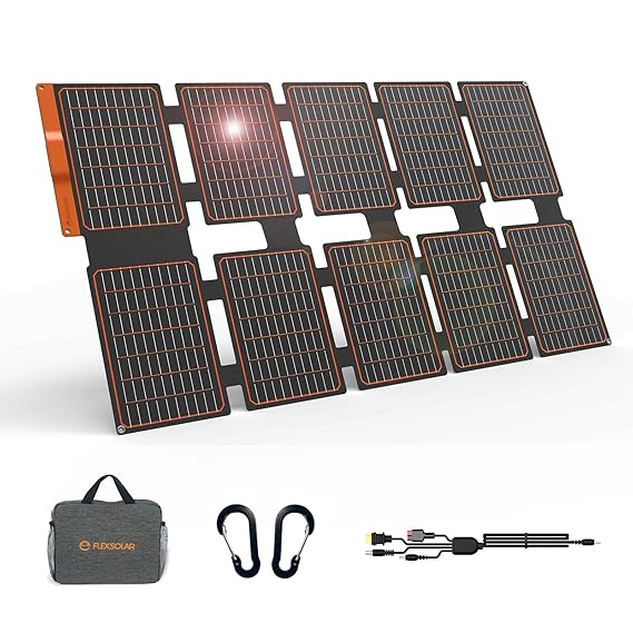 FlexSolar 100W Portable Solar Panels Chargers