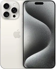Apple iPhone 15 Pro Max (256 GB) — Titânio branco (Recondicionado)