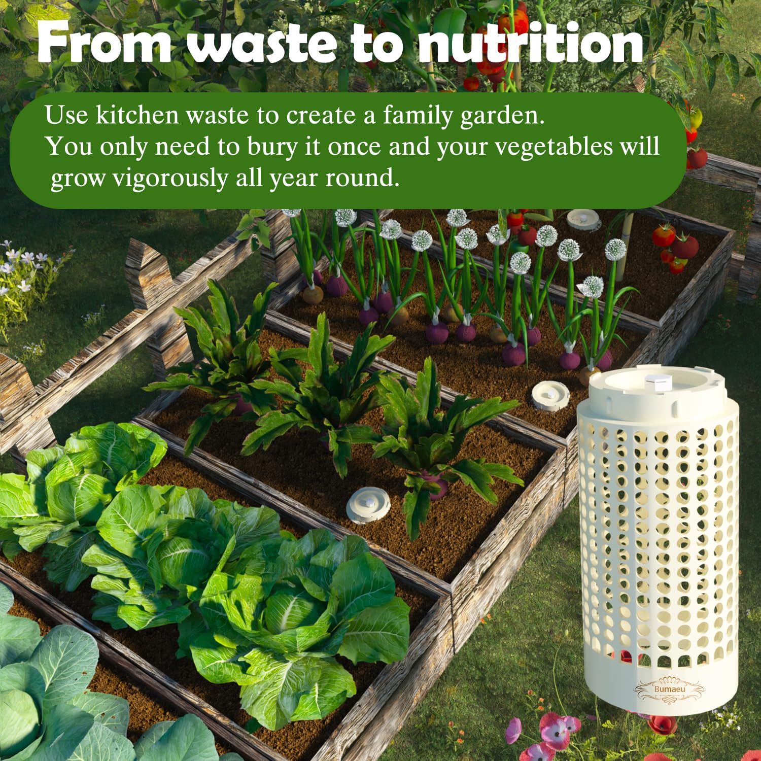 Underground Worm Farm - Compost Kitchen Waste -5 Underground Worm Farm - Compost Kitchen Waste -5