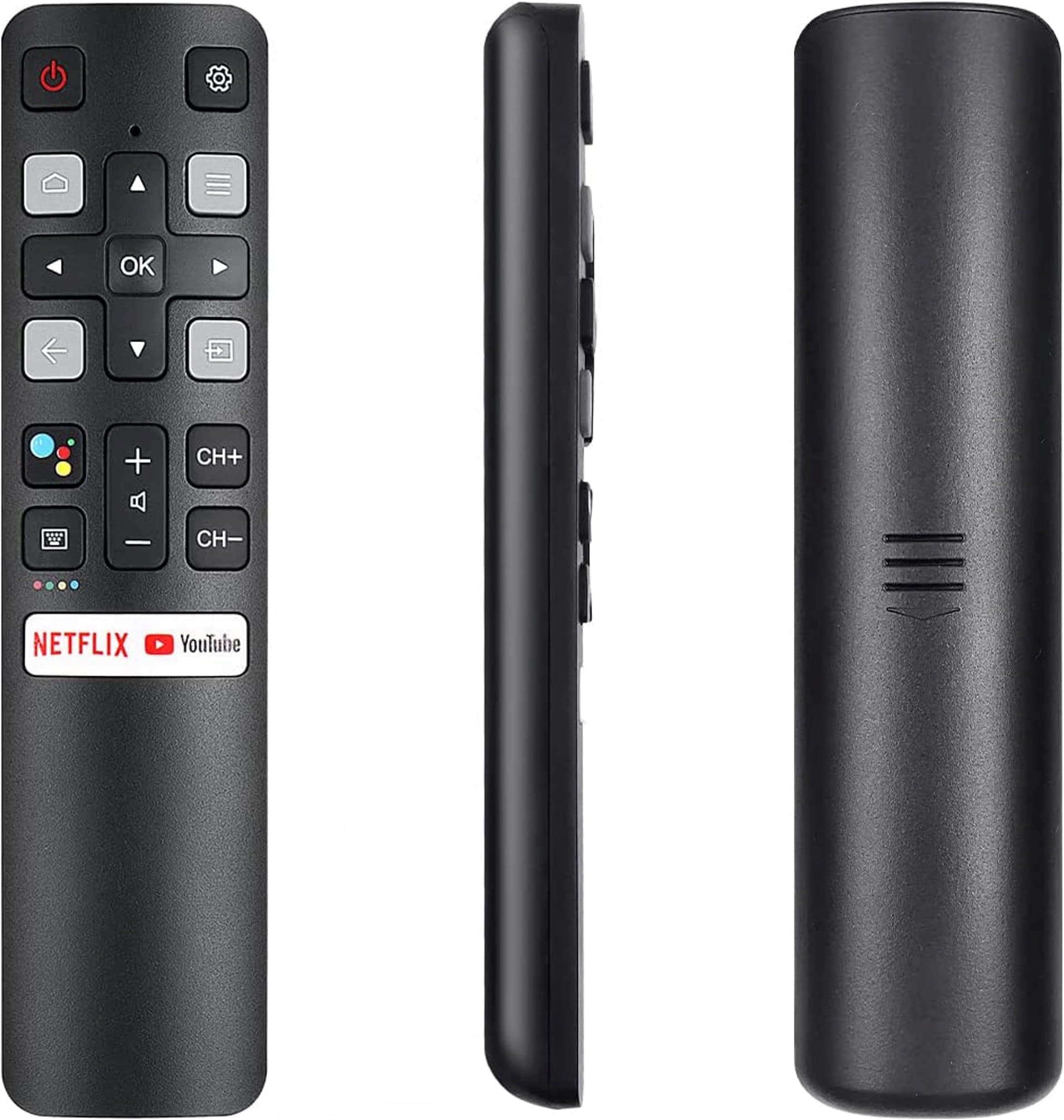 Universal for TCL-Android-TV-Remote, RC802V FNR1 Remote Control Compatible with All TCL Android Smart TV - No Setup Required