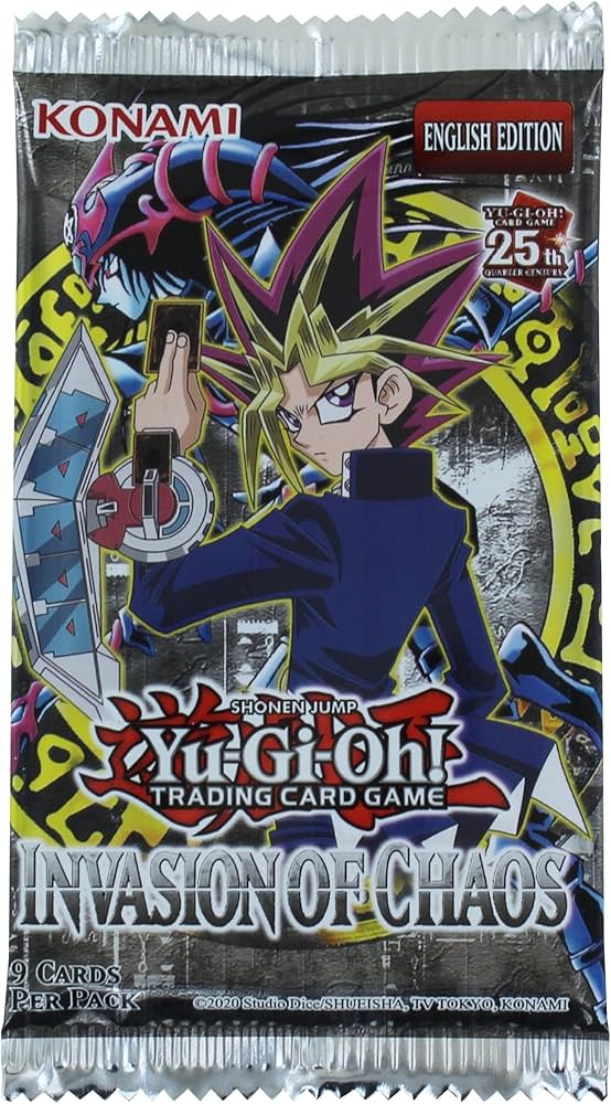 Yu-Gi-Oh! TCG: Invasion Of Chaos Blister Booster Pack Yu-Gi-Oh! TCG: Invasion Of Chaos Blister Booster Pack
