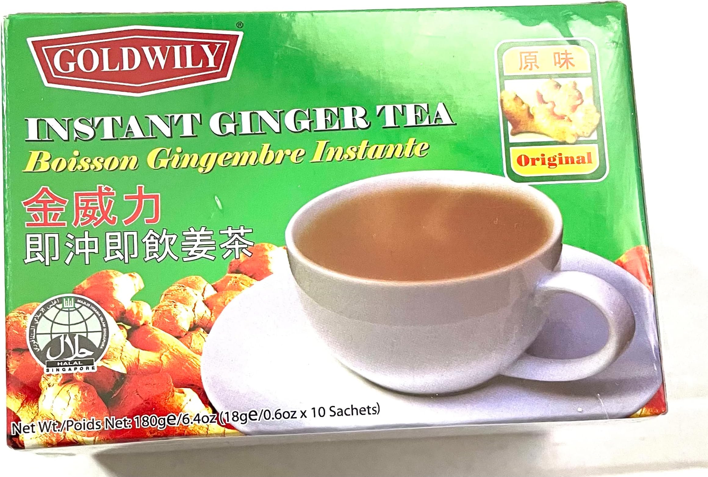 Goldwily Instant Ginger Tea 6.4 oz