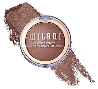 Milani Baked Bronzer - Long-Lasting Powder for Natural Sun-Kissed Glow- Lightweight, Buildable & Streak-Free Makeup with Radiant Finish- Talc-Free, Vegan & Cruelty-Free, Made in Italy, Capri Copper