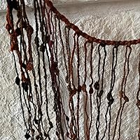 Vista 3 de Quipus peruano hecho a mano, 25 x 16 pulgadas, textiles para decoración del hogar, arte de pared para colgar en la pared