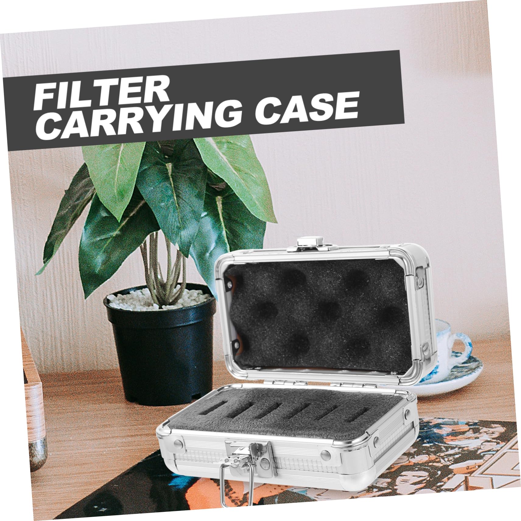 MERRYHAPY 2pcs Telescope Filter Storage Box Case for Easy Filter Organization Lightweight and Compact Design for Astronomy Enthusiasts