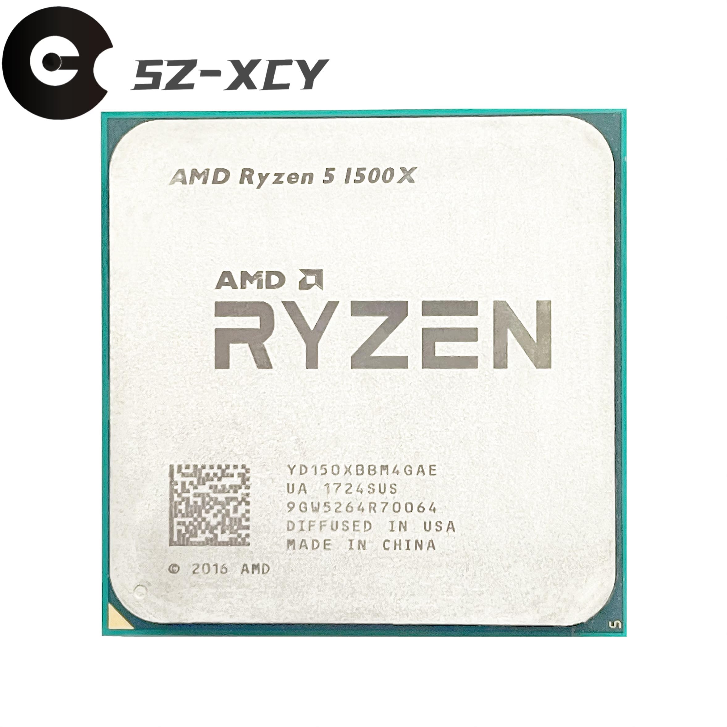 Elaborazione dati informatici Ryzen 5 1500X R5 R5-1500X Processore CPU quad-core a otto da 3, GHz L3=16M 65W YD150XBBM4GAE Socket AM4
