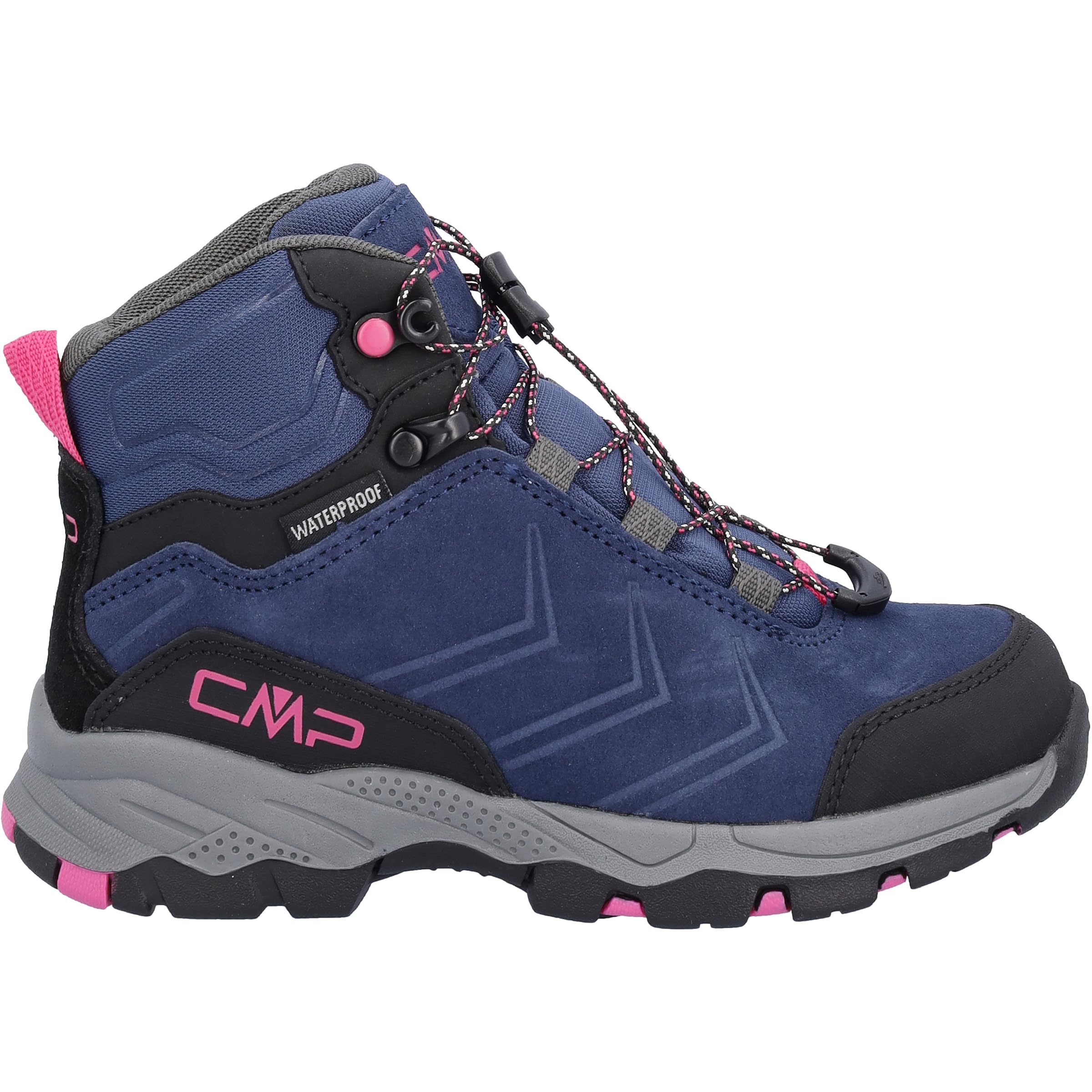 CMP Kids Melnick Mid Trekking Shoes WP, Botas para Senderismo Unisex niños, Blue, 35 EU