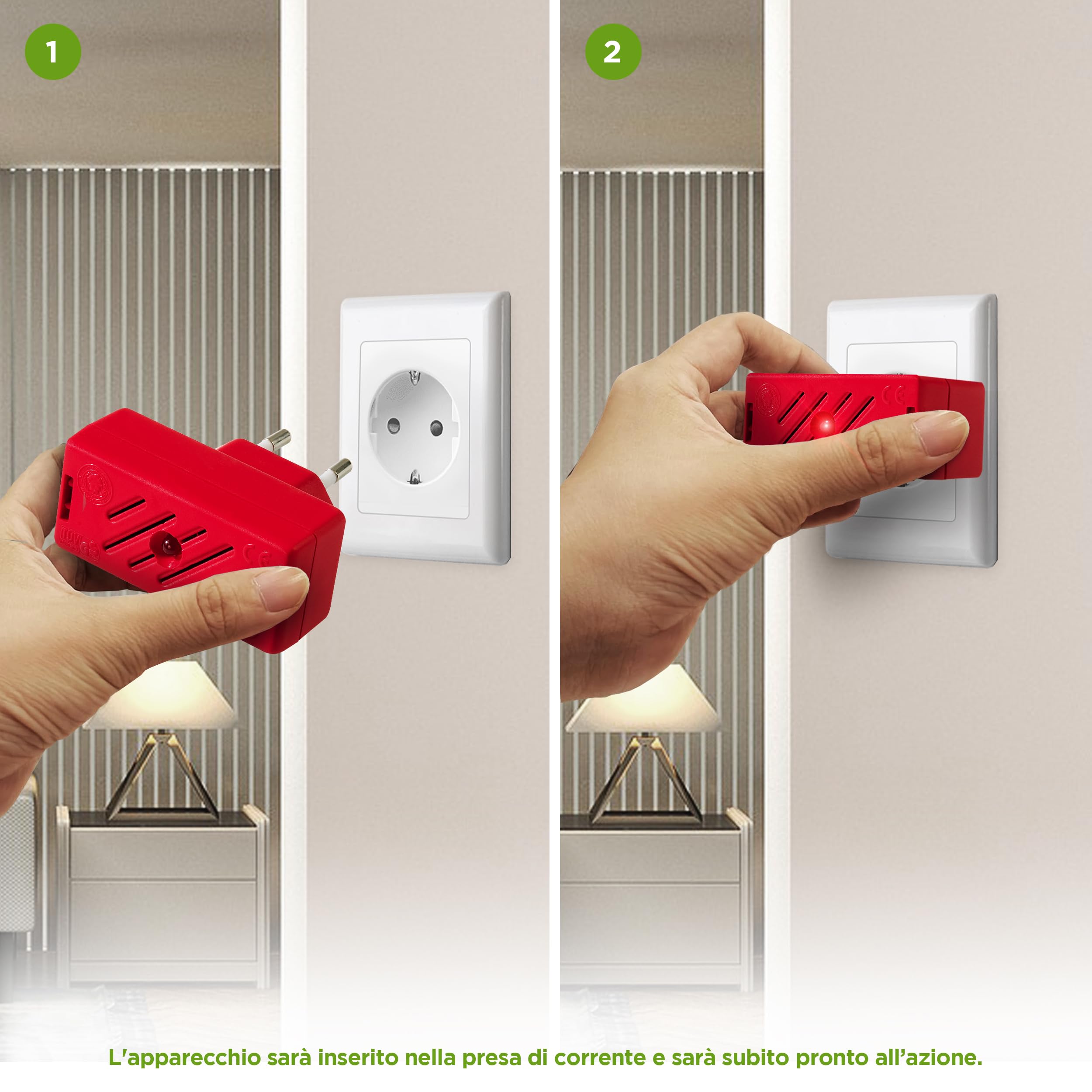 ISOTRONIC repellente topi ultrasuoni allontanare ratti parassiti soffitte cantine garage dissuasore senza veleno trappole portata 30m² 2 unità efficace interno casa protezione difesa stop mobile
