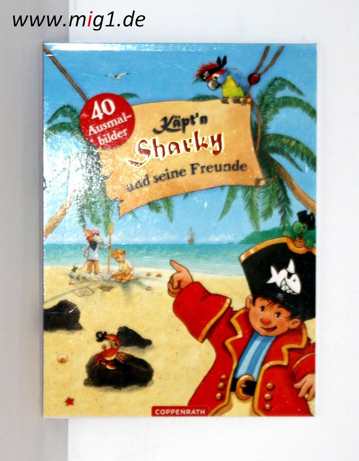 Käpt'n Sharky und seine Freunde: 40 Ausmalbilder (Verkaufseinheit