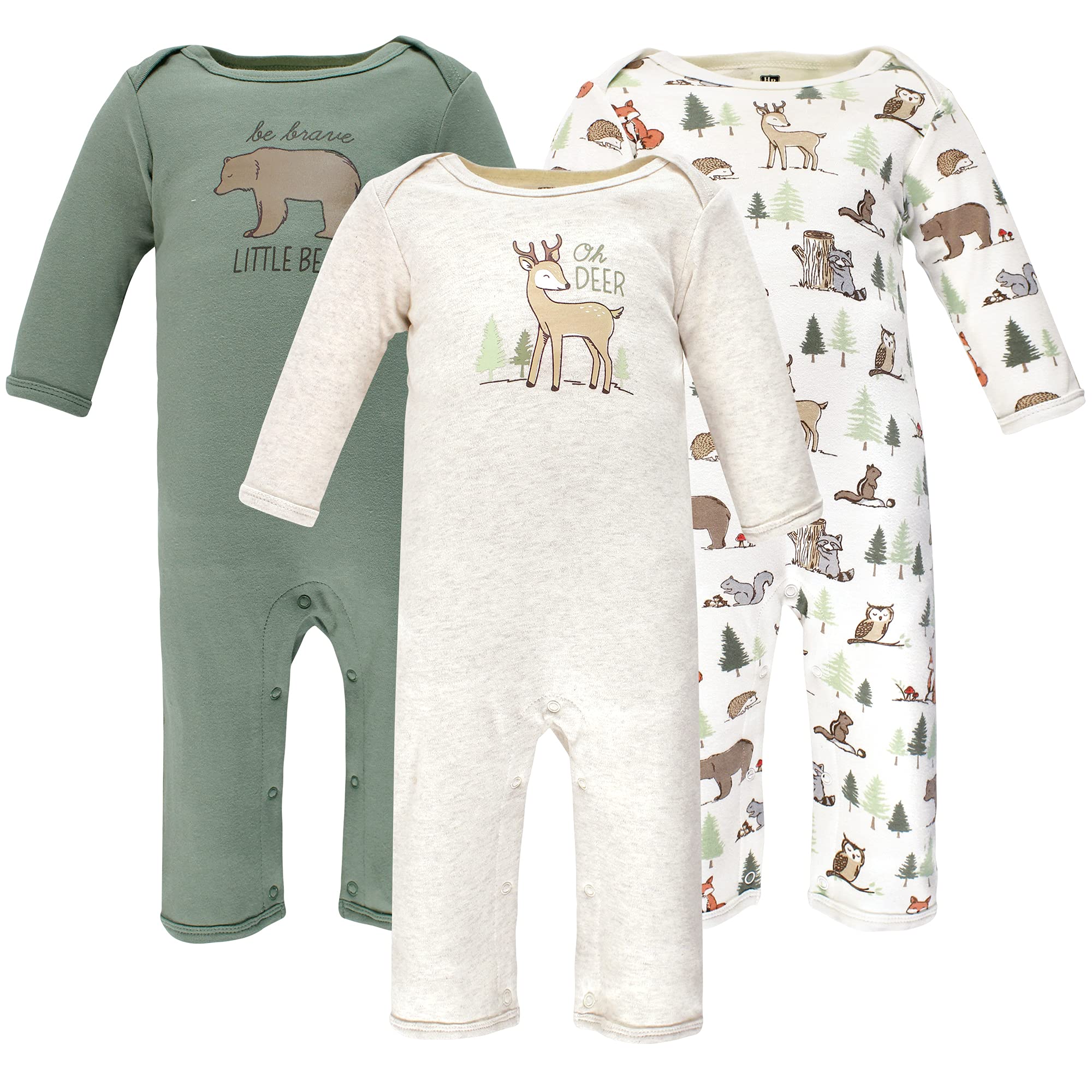 Hudson baby Overoles de Algodón Set para bebé Bebé-Niñas