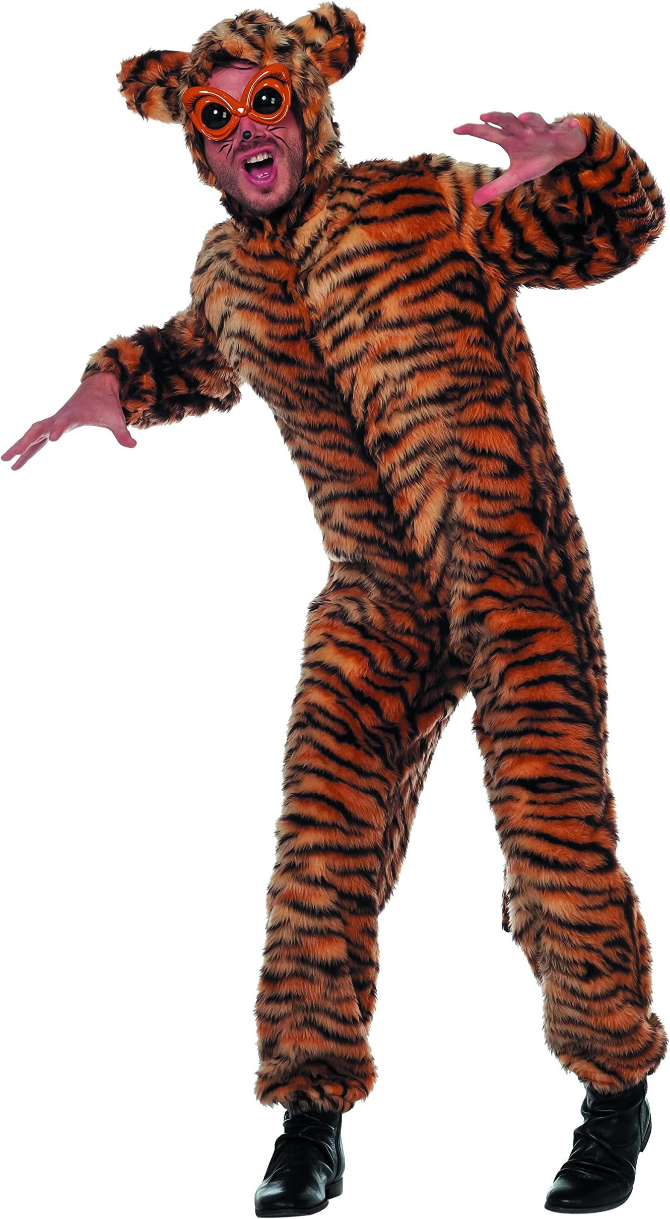 Wilbers Mens EU 56/ UK and US 46 Plush Tiger Costume