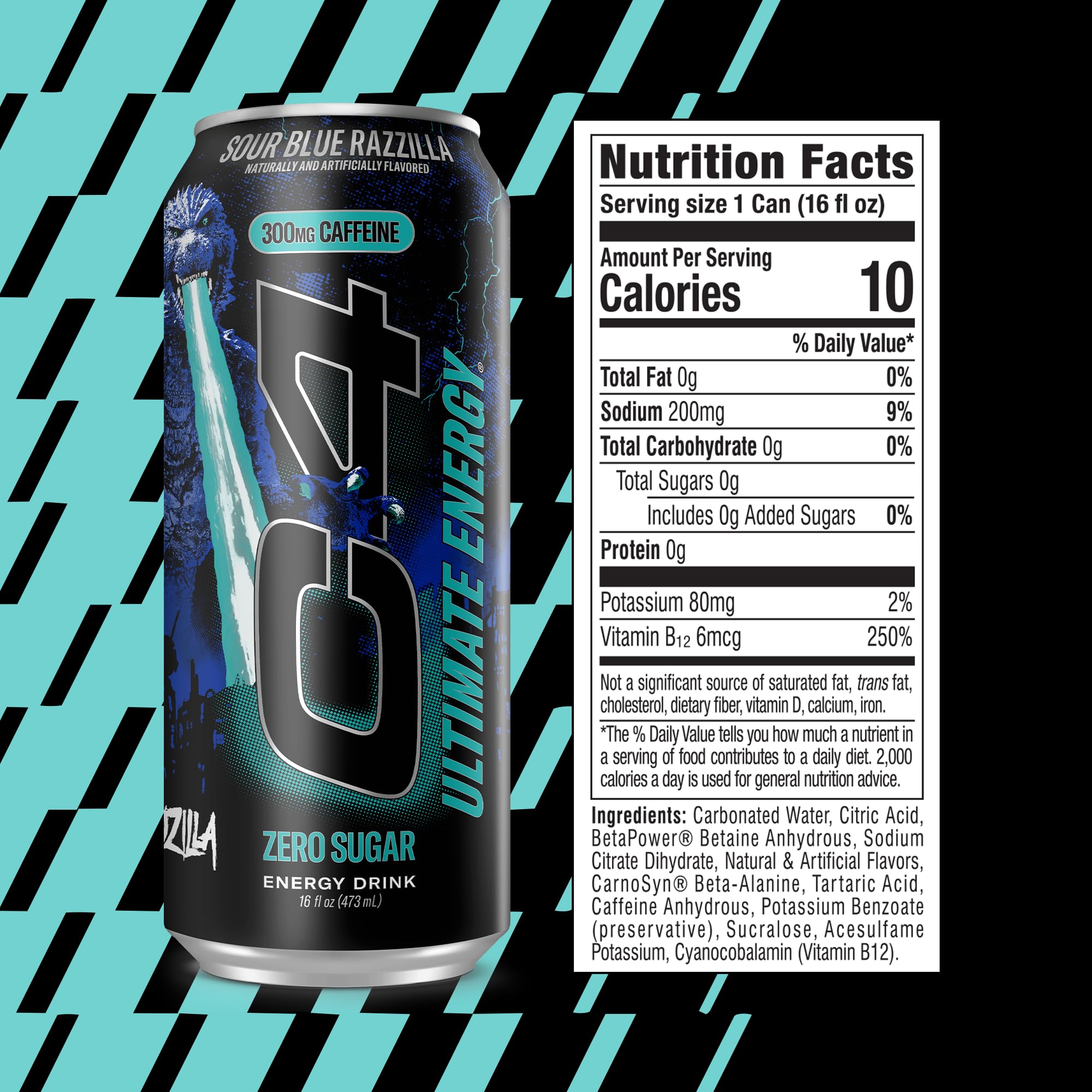 Amazon.com: C4 Ultimate Energy Drink, 300mg Caffeine, Zero Sugar