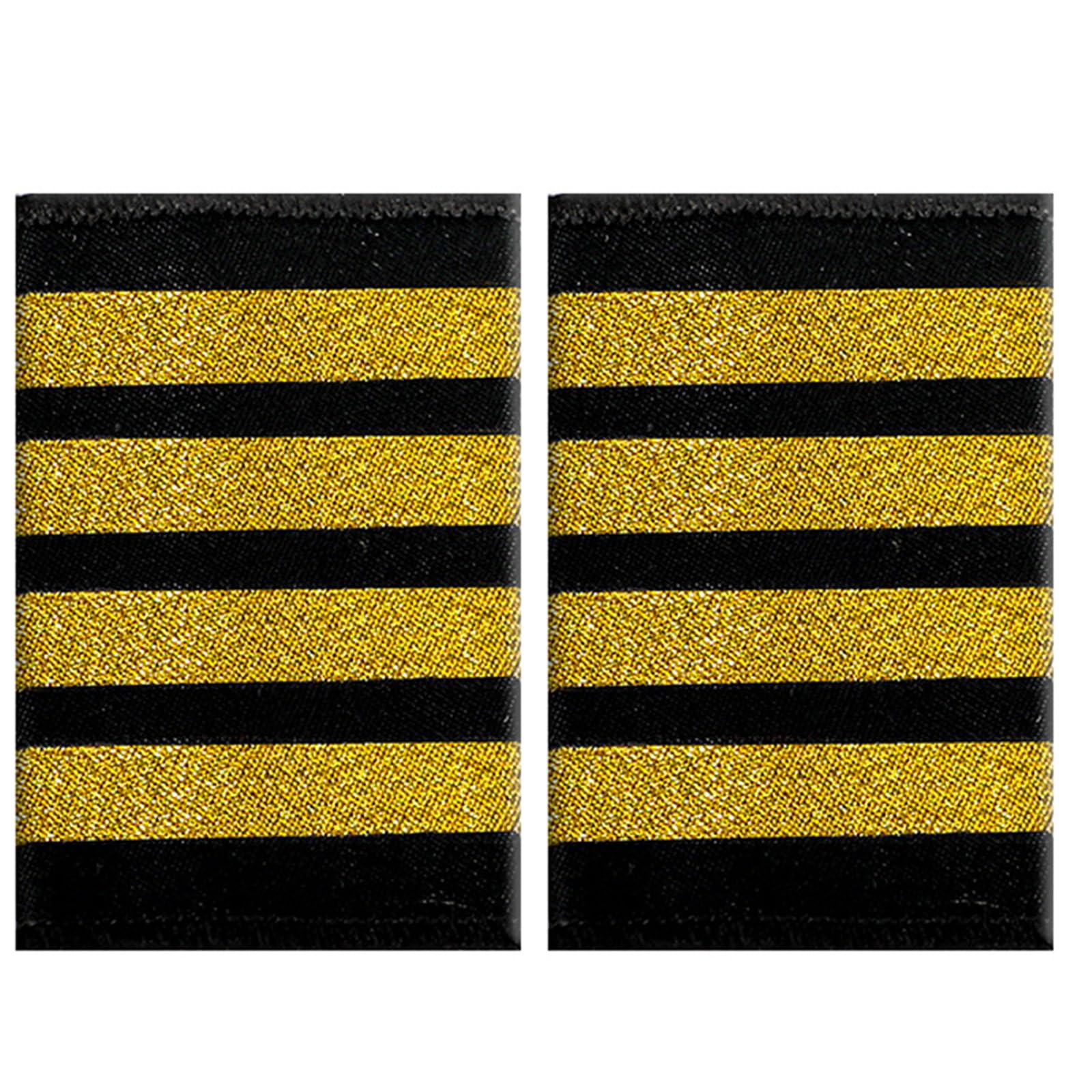 Maxtonser Star Shoulder Epaulettes Stripes Security Uniform Accessories Captain Professional Security Guard Epaulets Captain