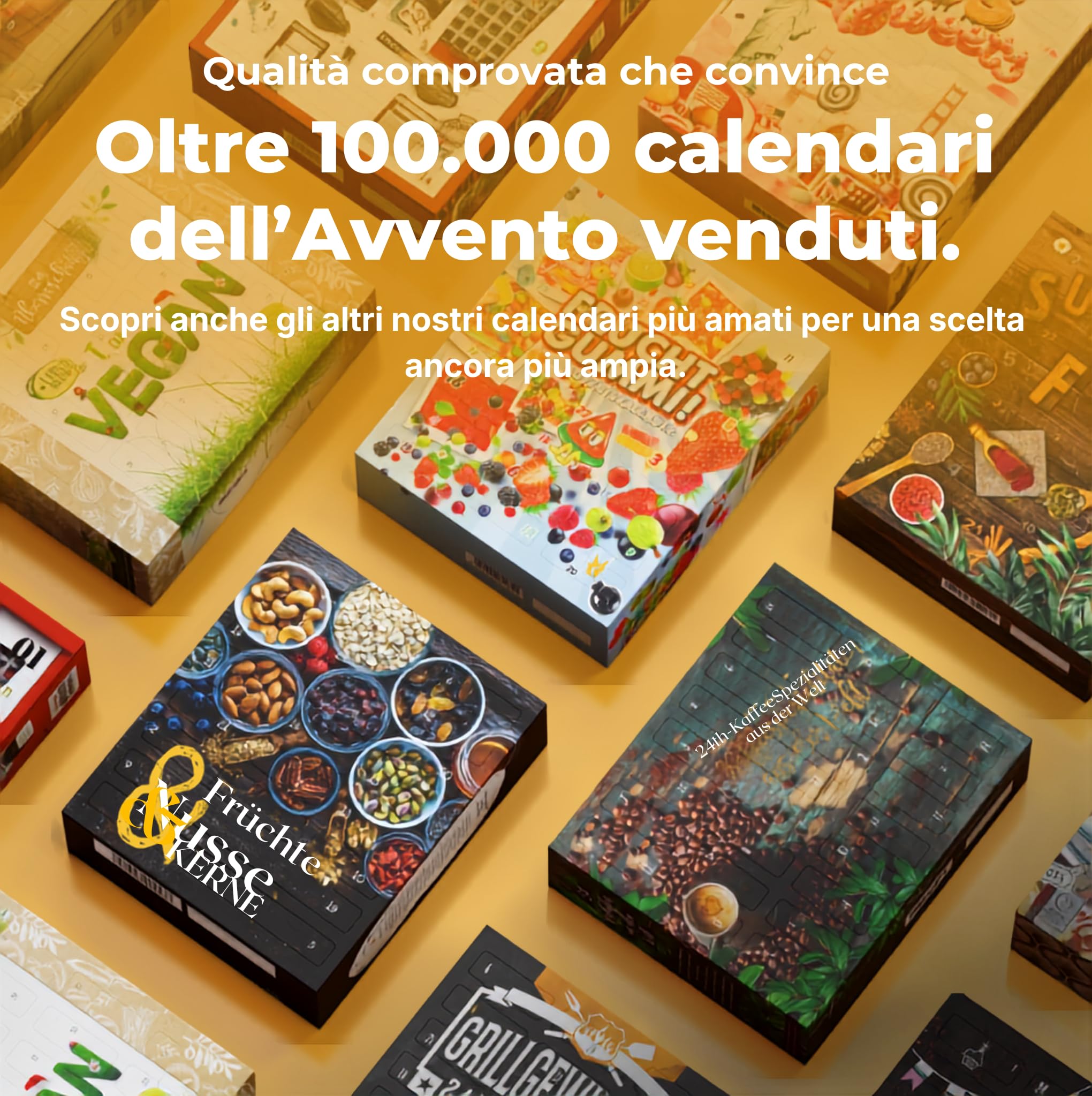 UMBRELLA® Frutta Noci & Semi Calendario dell'Avvento 2026 Bio 24 snack