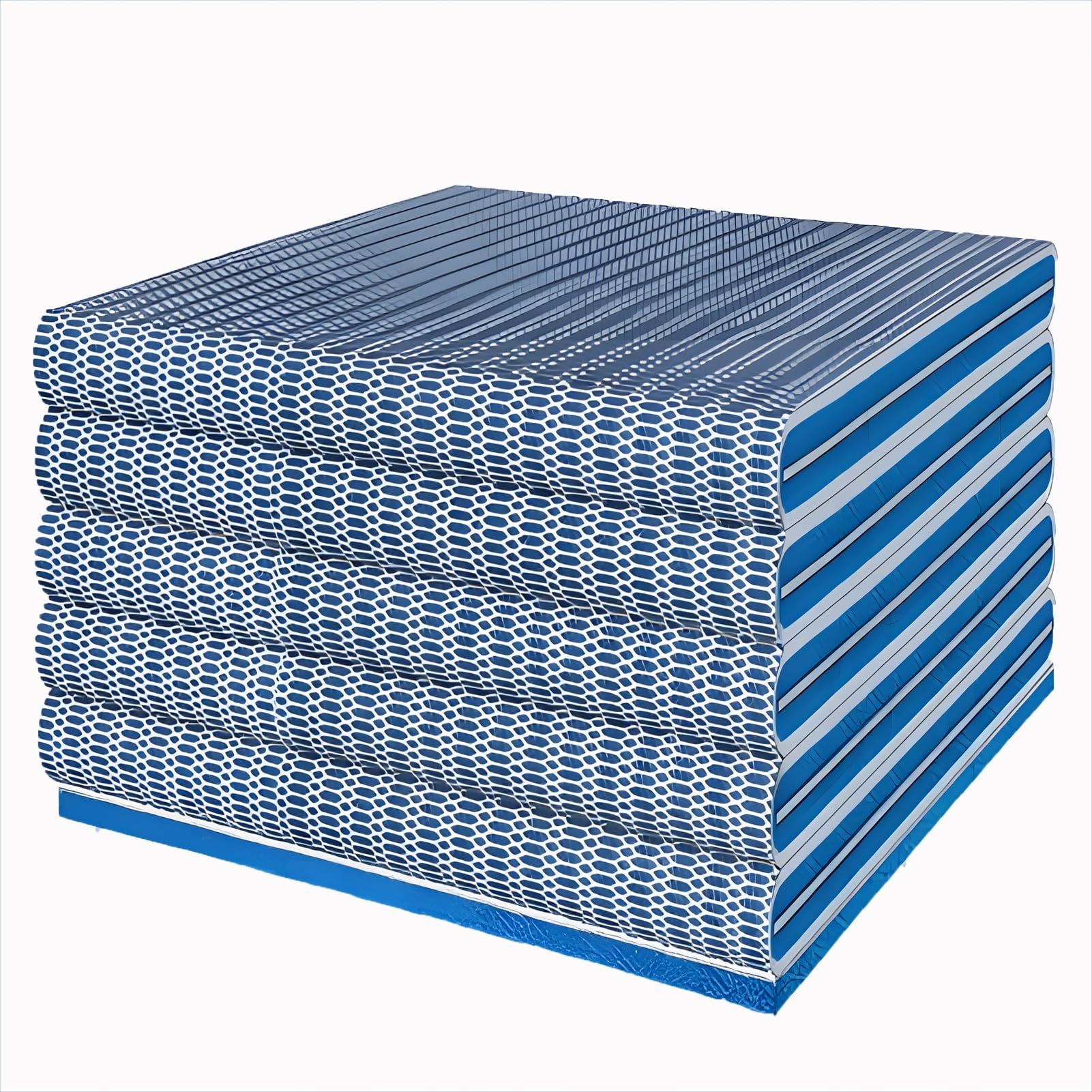 Tampon éponge filtrant 4D pour Aquarium, Filtre Haute densité 6 Couches, découpable, pour Filtration de Bassin d'aquarium (120 x 30 cm).