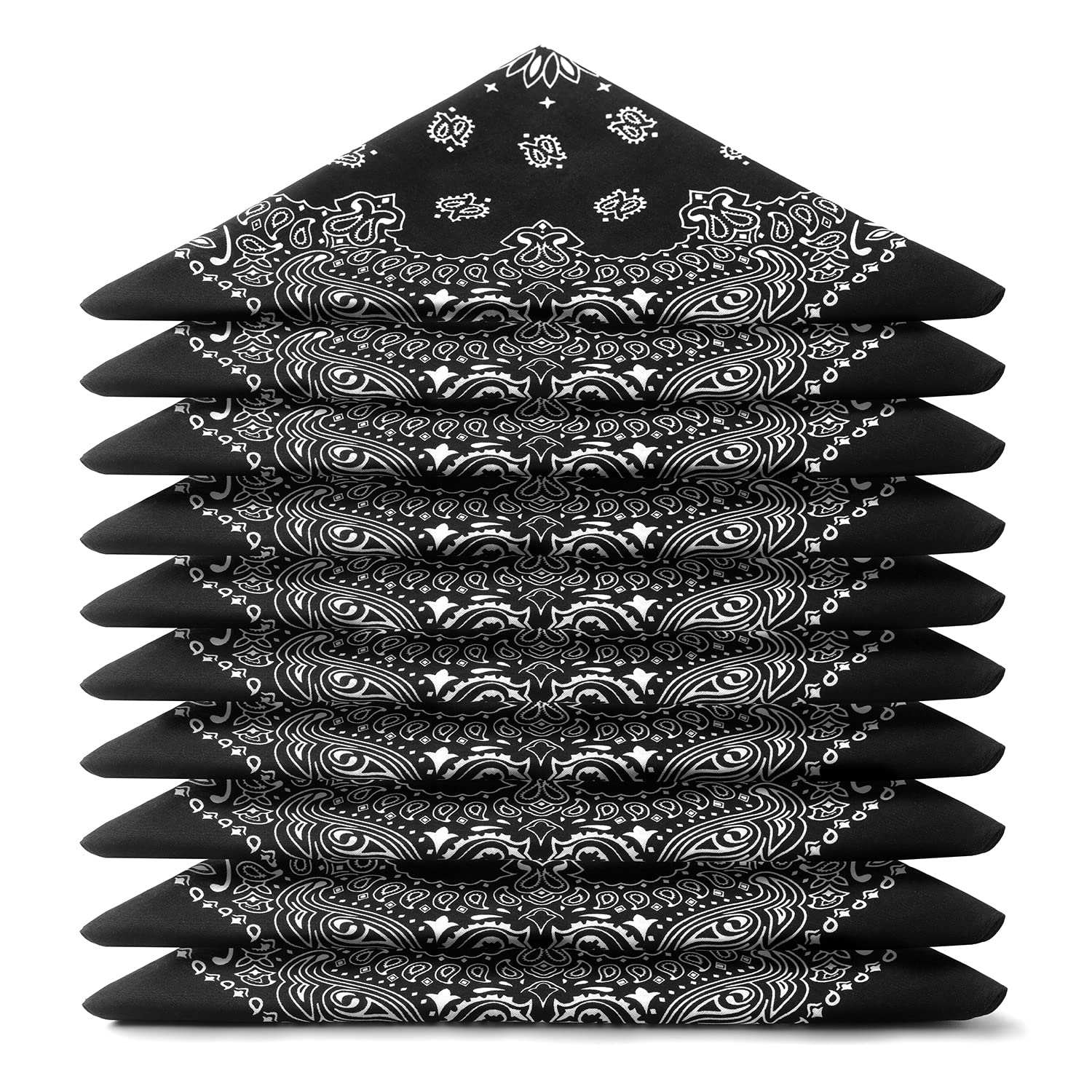 ...KARL LOVEN - Bandana Set - Paisley Motif - 100% Cotton - Thickness - 20 Exclusive Colours, (Mandala Model), One size
