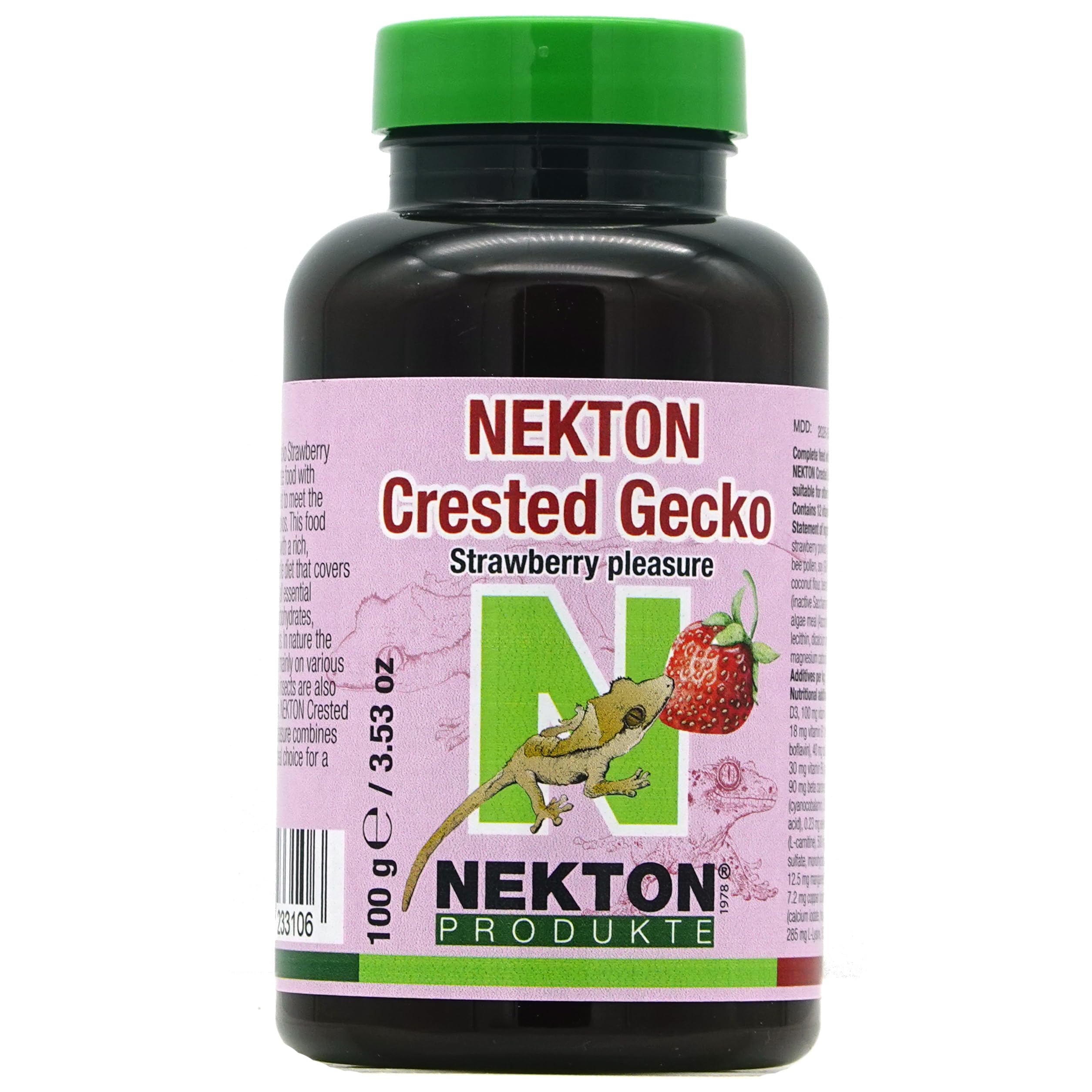 Nekton Crested Gecko Strawberry Pleasure Complete Diet 100g / 3.53oz