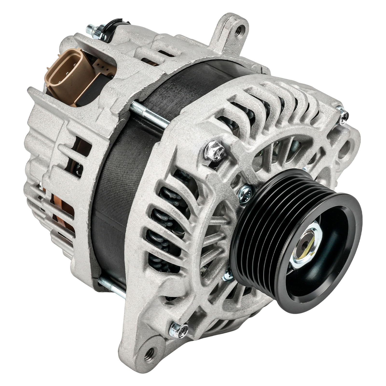 PHILTOP Alternator New 11544N Compatible with Nissan Armada 2017 12V Amp S7 Groove Pulley