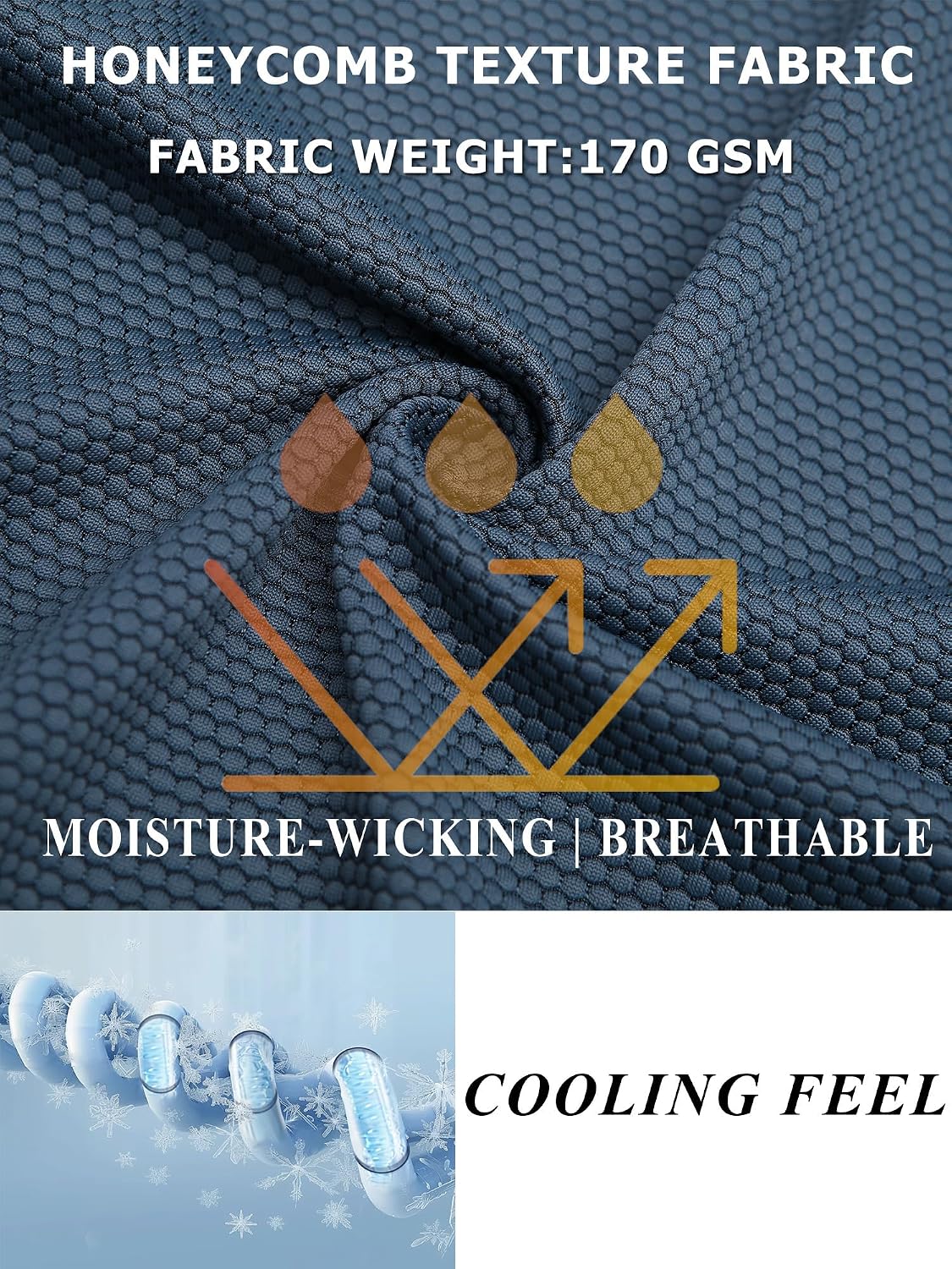 Moisture Wicking Quick Dry Soft Pickleball Workout UPF 50+,Running Shirts for Men Outdoor